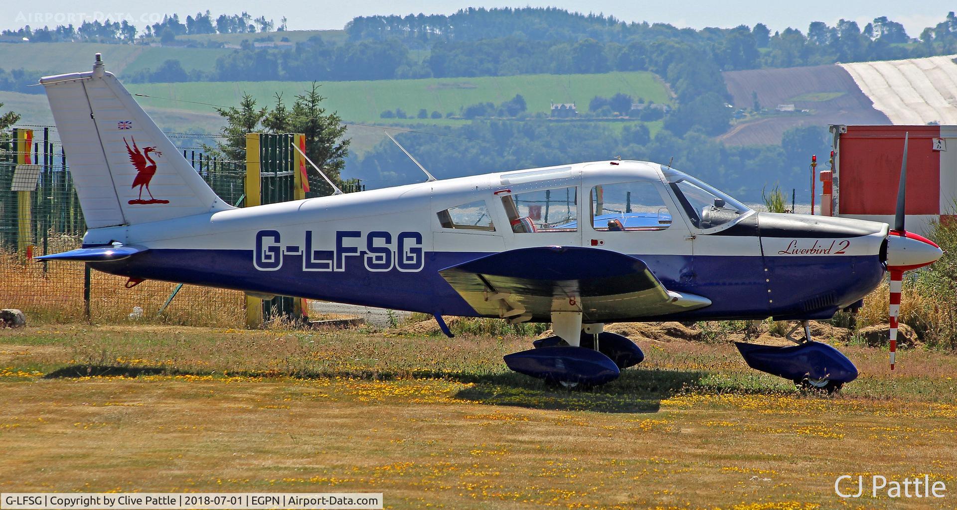 G-LFSG, 1970 Piper PA-28-180 Cherokee C/N 28-5799, Visiting Dundee