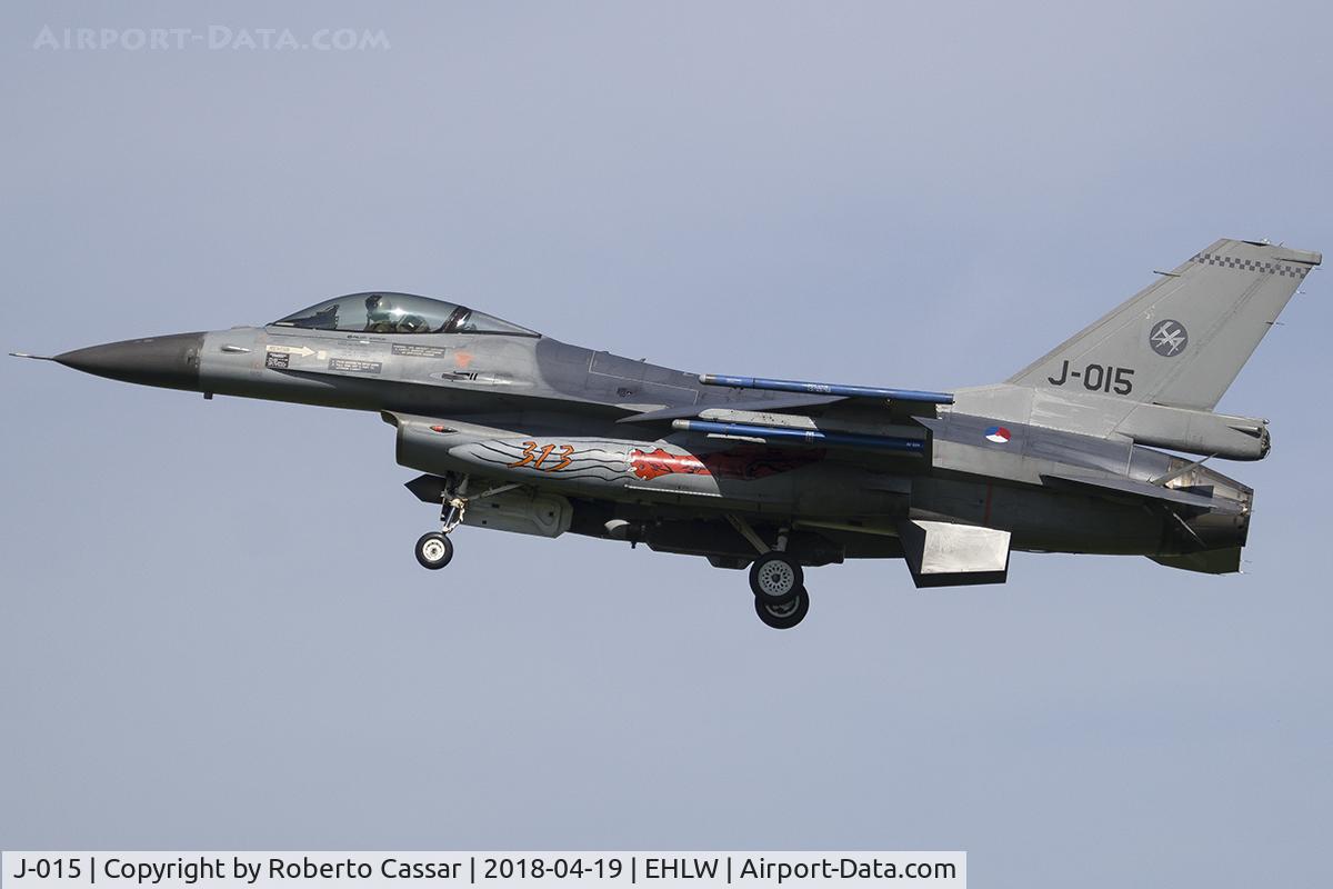 J-015, 1991 Fokker F-16A Fighting Falcon C/N 6D-171, Frisian Flag 2018