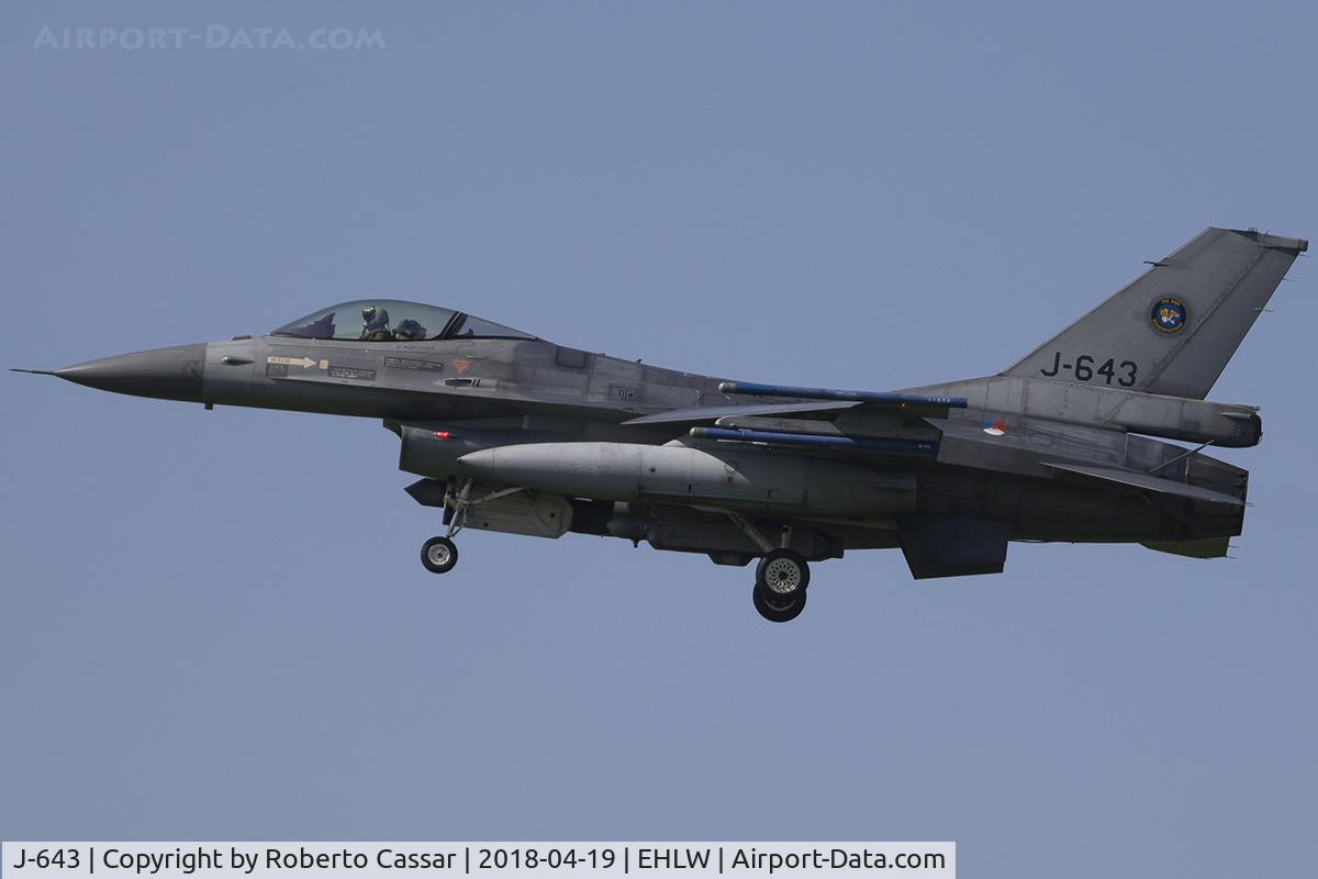 J-643, 1980 Fokker F-16AM Fighting Falcon C/N 6D-75, Frisian Flag 2018