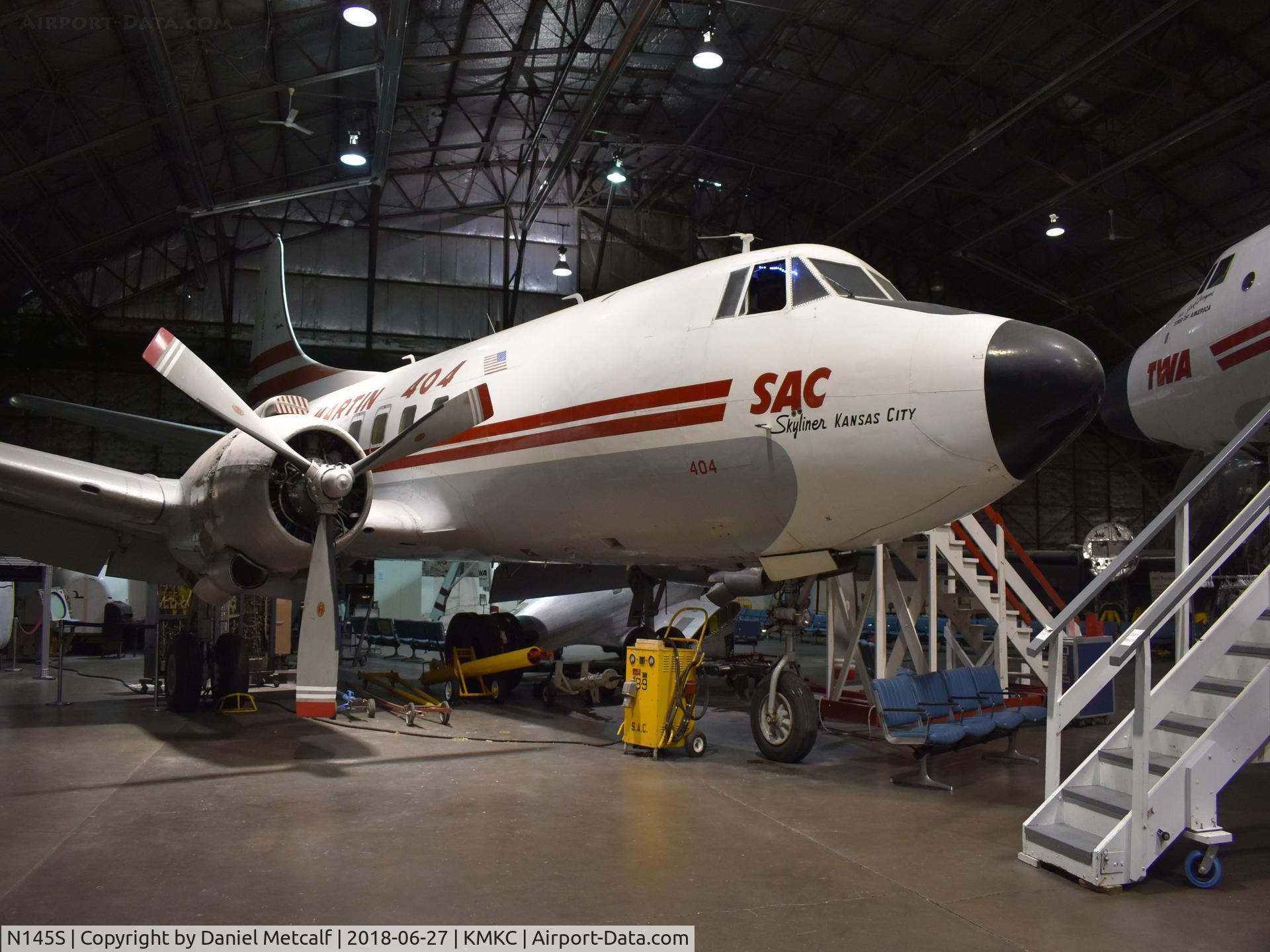 N145S, 1952 Martin 404 C/N 14142, Seen at the National Airline History Museum