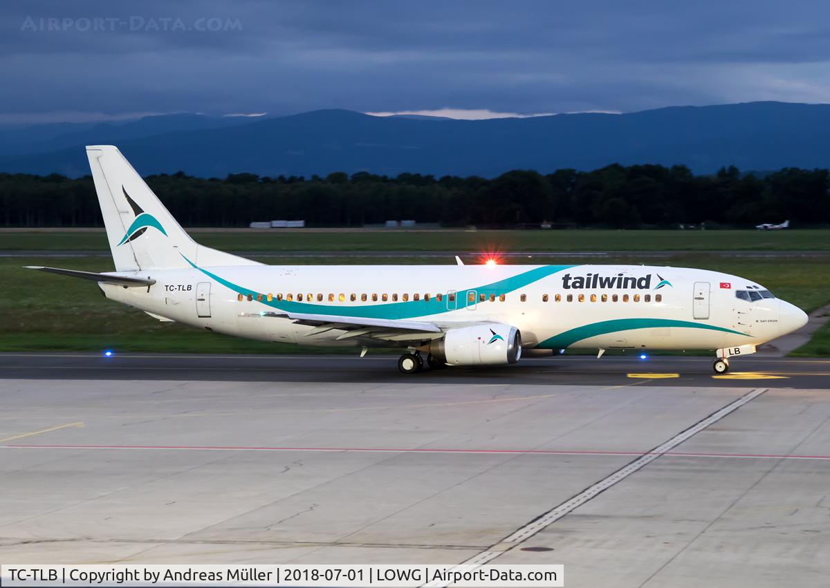 TC-TLB, 1993 Boeing 737-4Q8 C/N 25108, Departure to Antalya.