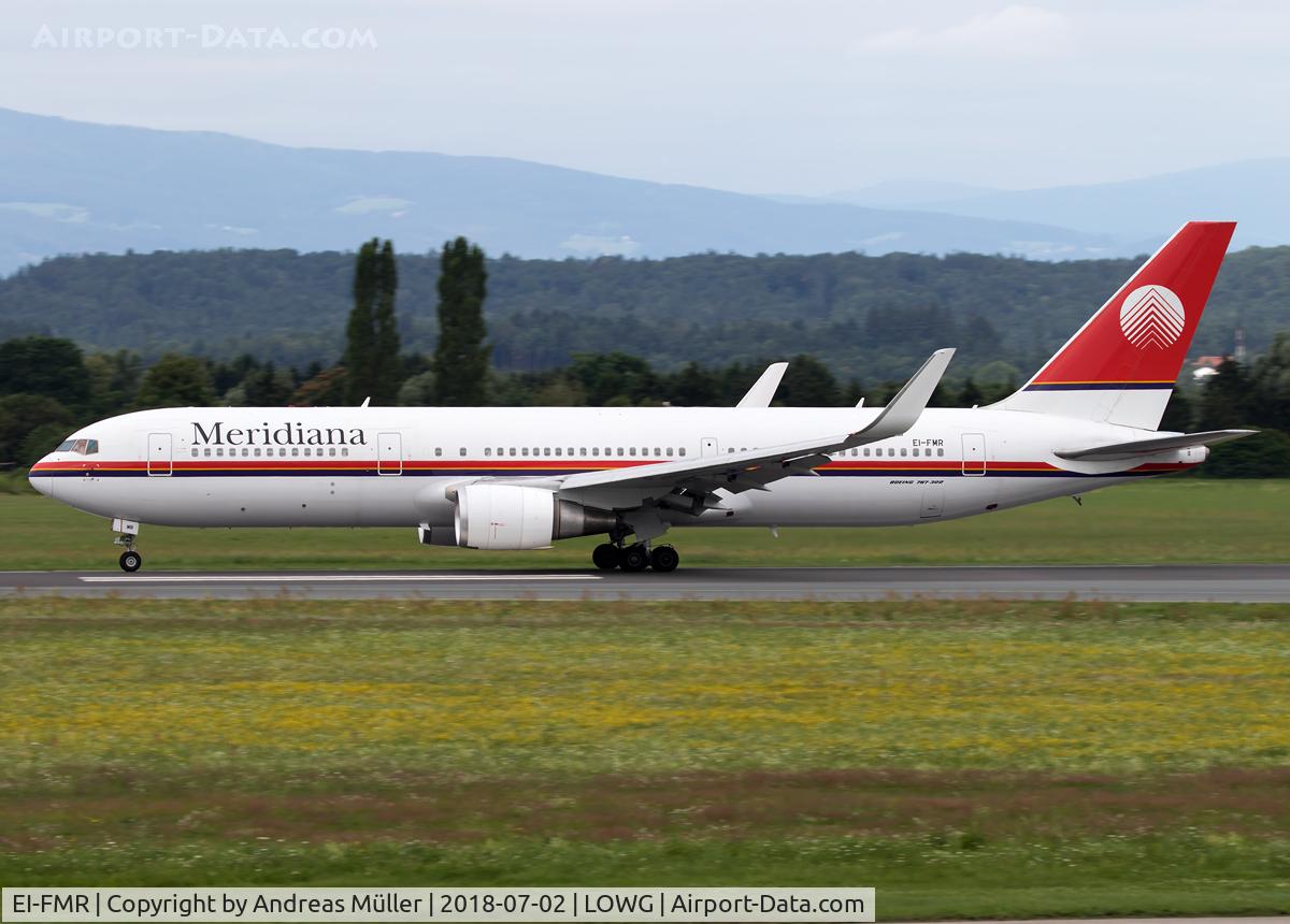 EI-FMR, 1997 Boeing 767-304/ER (BCF) C/N 28042, Departure to Birmingham.