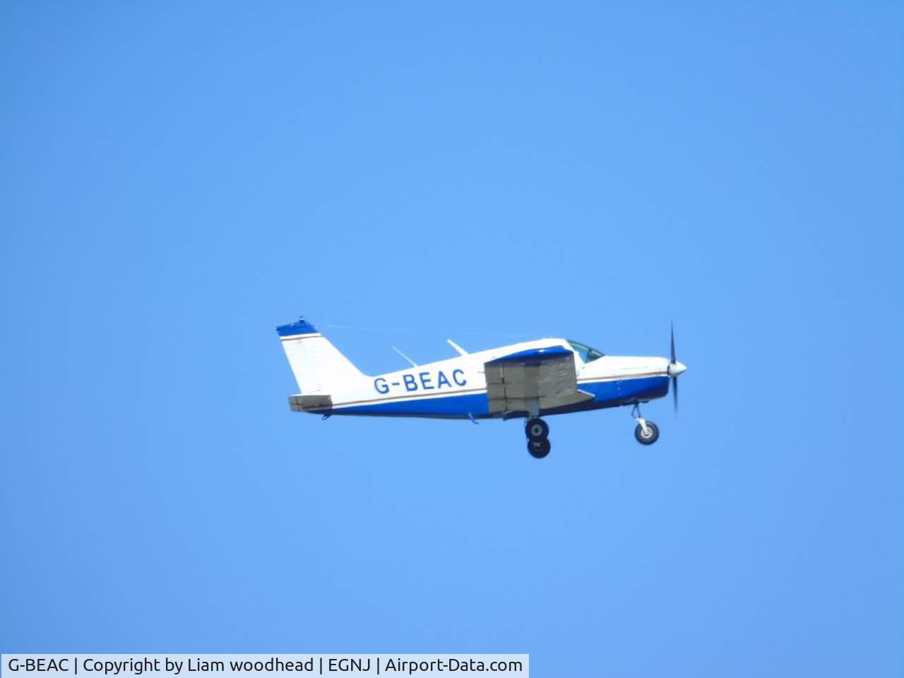 G-BEAC, 1966 Piper PA-28-140 Cherokee C/N 28-21963, Humberside airport