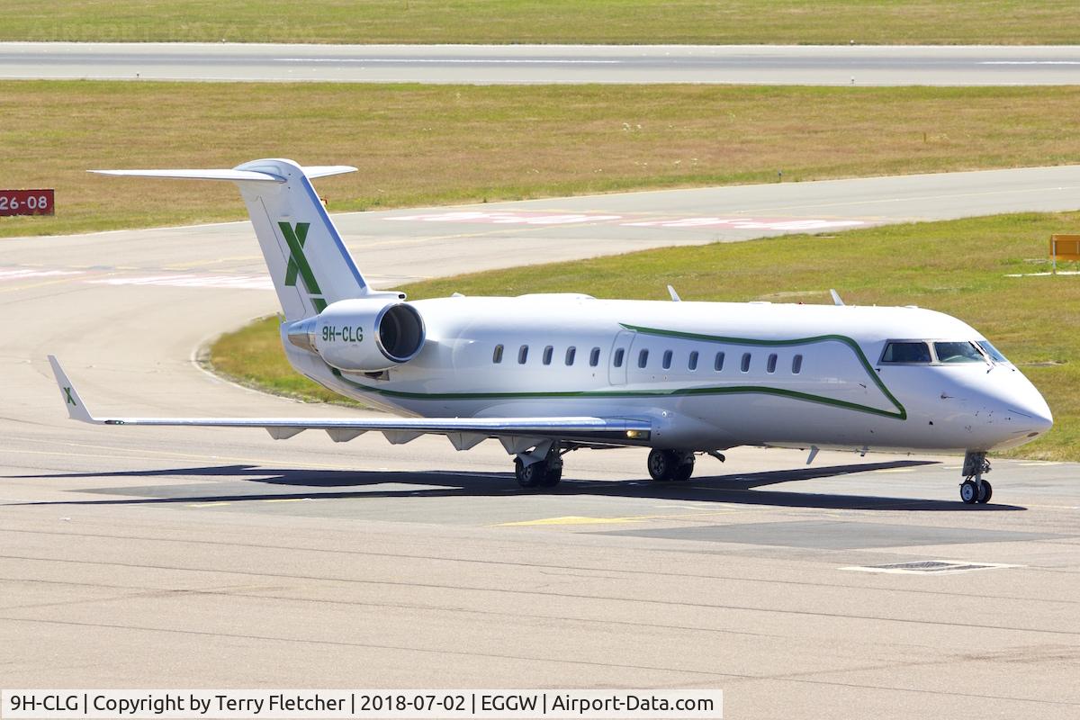 9H-CLG, 2006 Bombardier Challenger 850 (CL-600-2B19) C/N 8063, At London Luton