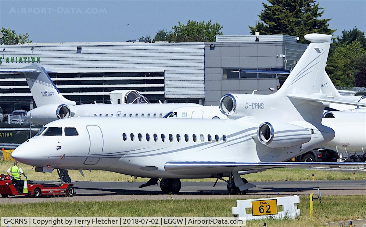 G-CRNS, 2012 Dassault Falcon 7X C/N 161, At London Luton