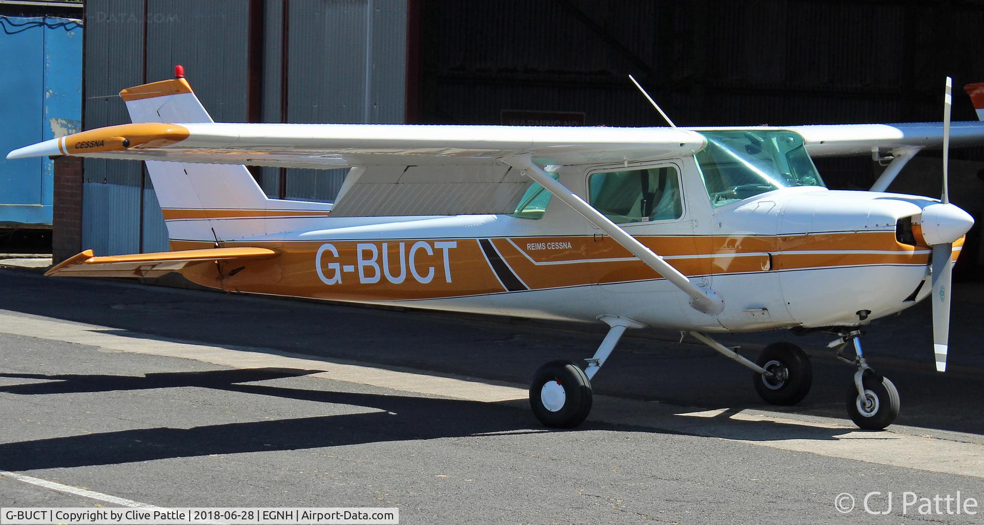 G-BUCT, 1973 Cessna 150L C/N 150-75326, Parked up at Blackpool