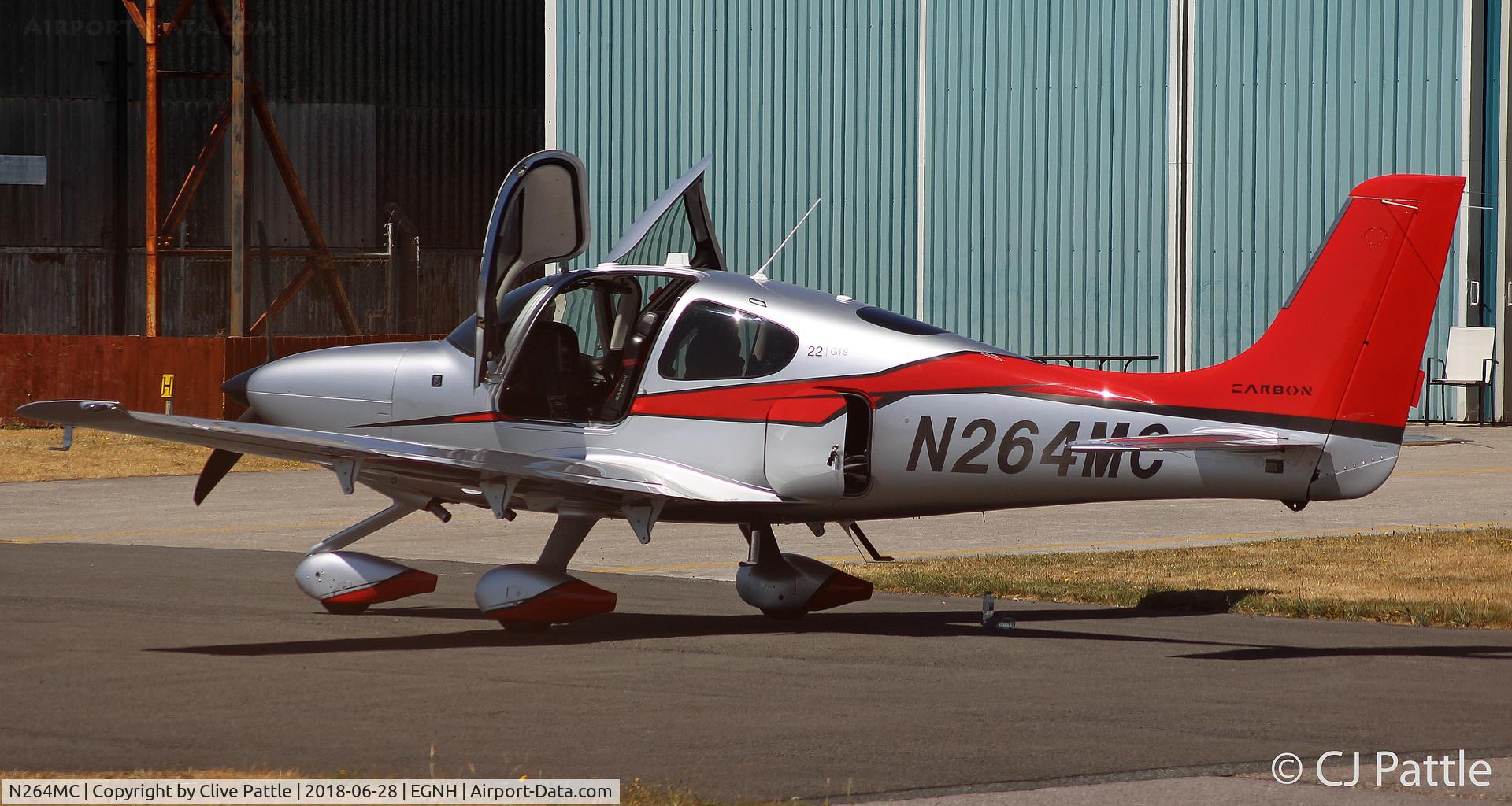 N264MC, 2015 Cirrus SR22  GTS Carbon C/N 4179, Parked up at Blackpool