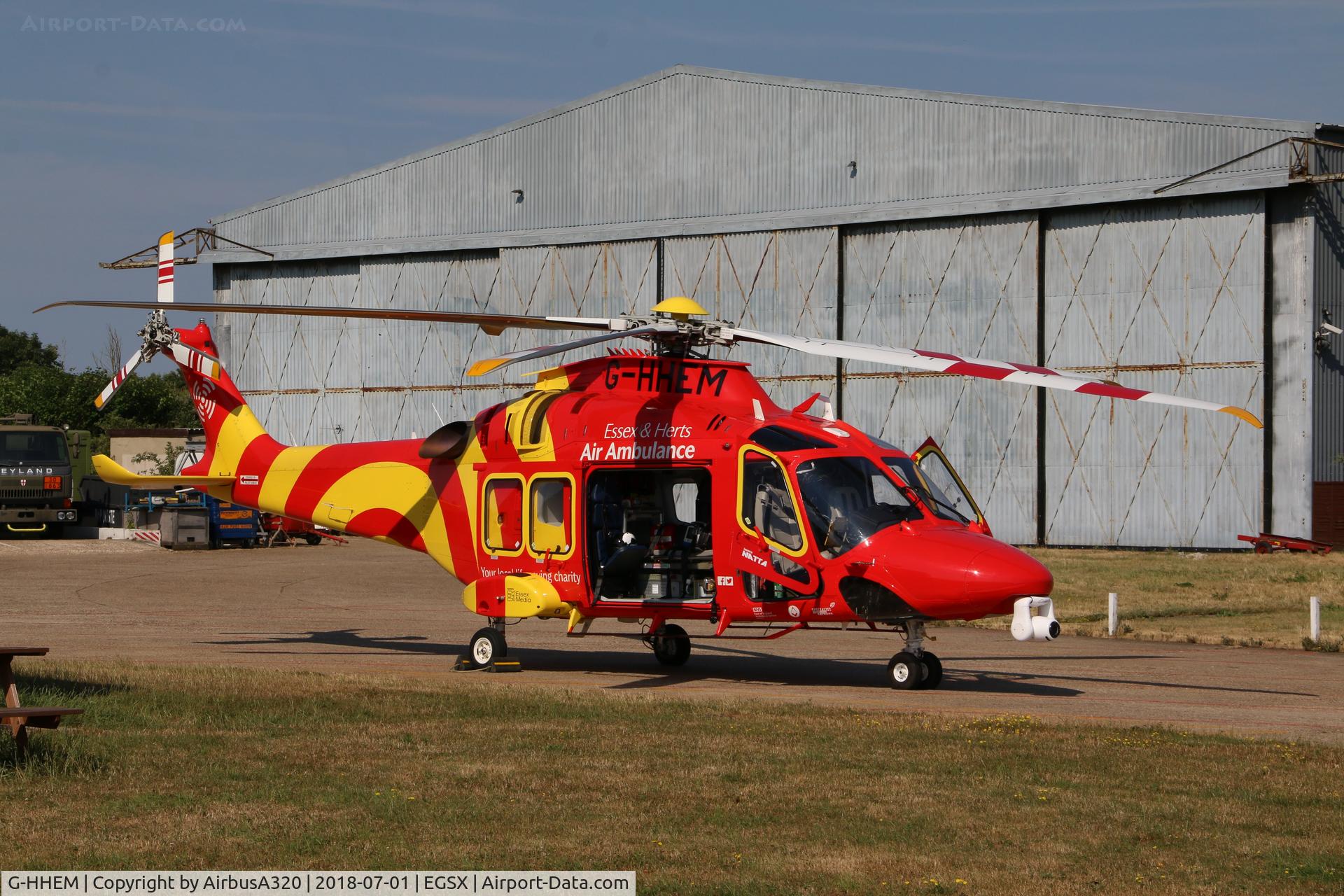 G-HHEM, 2017 Leonardo AW169 C/N 69049, North Weald