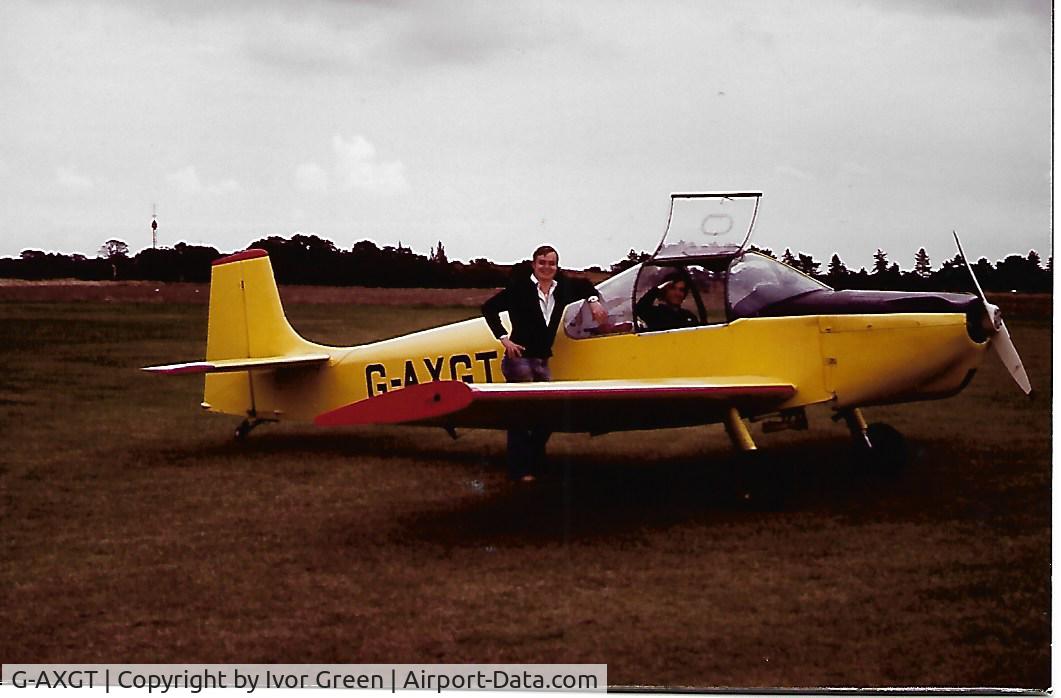 G-AXGT, 1969 Rollason Druine D-62B Condor C/N RAE/639, Owned by Terence Taylor in the early 1980s