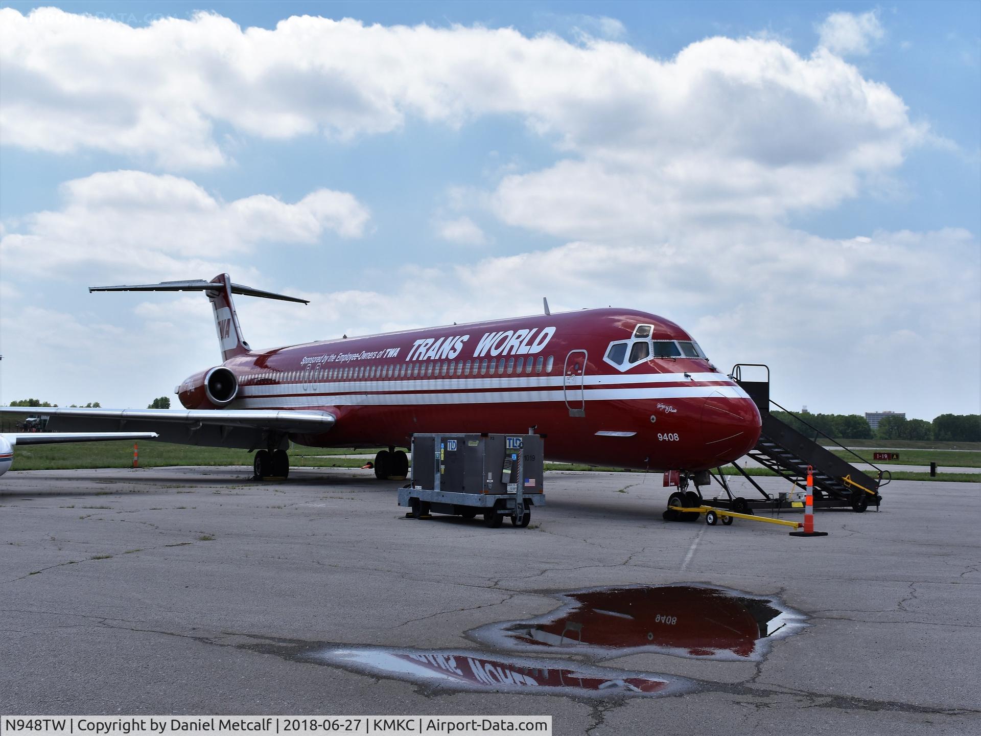 N948TW, 1987 McDonnell Douglas MD-83 (DC-9-83) C/N 49575, Seen at the TWA Museum
