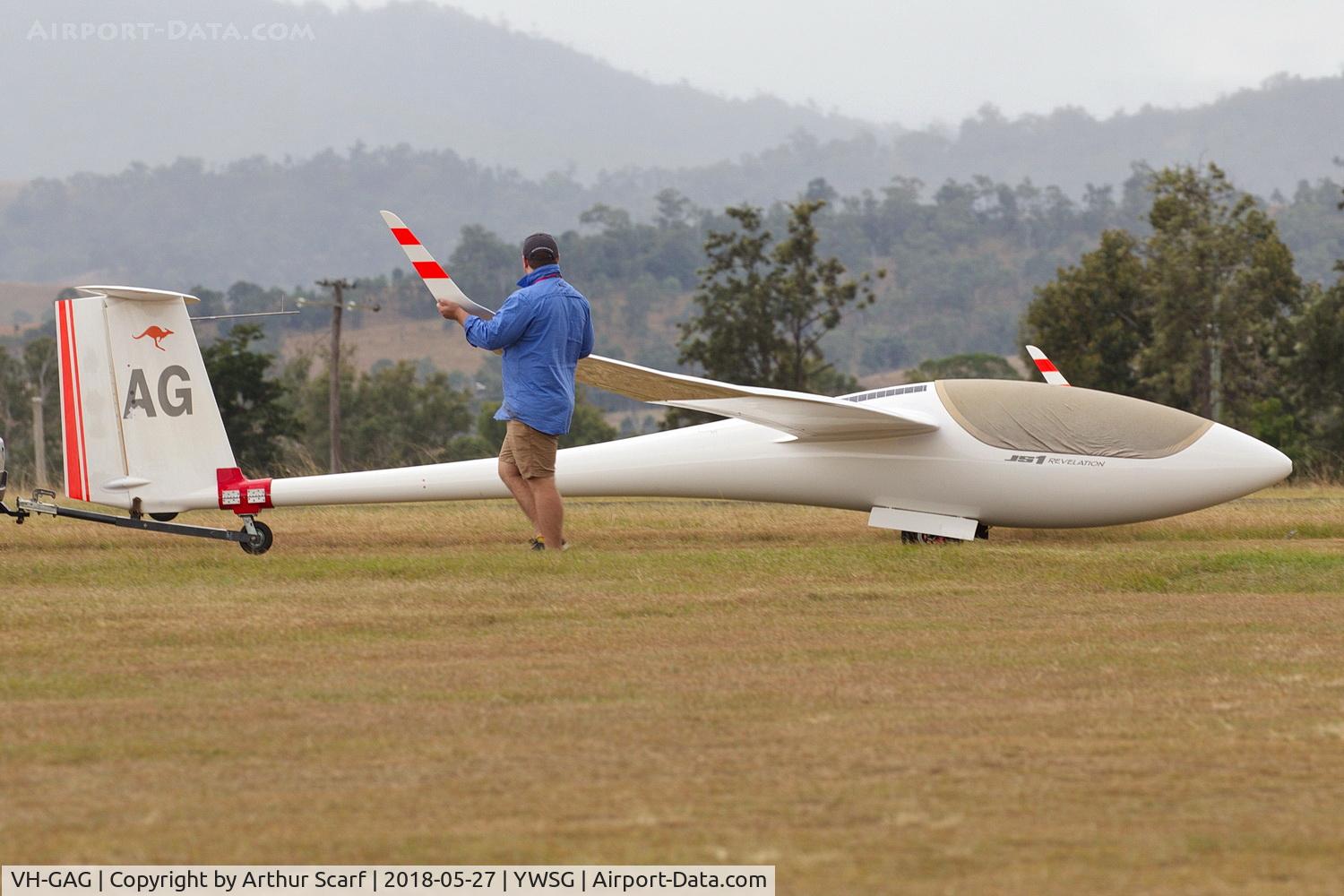 VH-GAG, Jonker JS-1C Revelation C/N 1C-090, Red Thunder - Watts Bridge 2018
