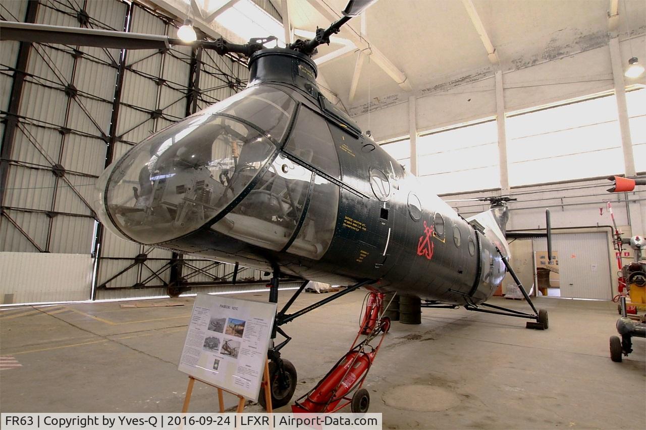 FR63, Piasecki H-21C Workhorse C/N FR63, Piasecki H-21C Workhorse, Naval Aviation Museum, Rochefort-Soubise airport (LFXR)