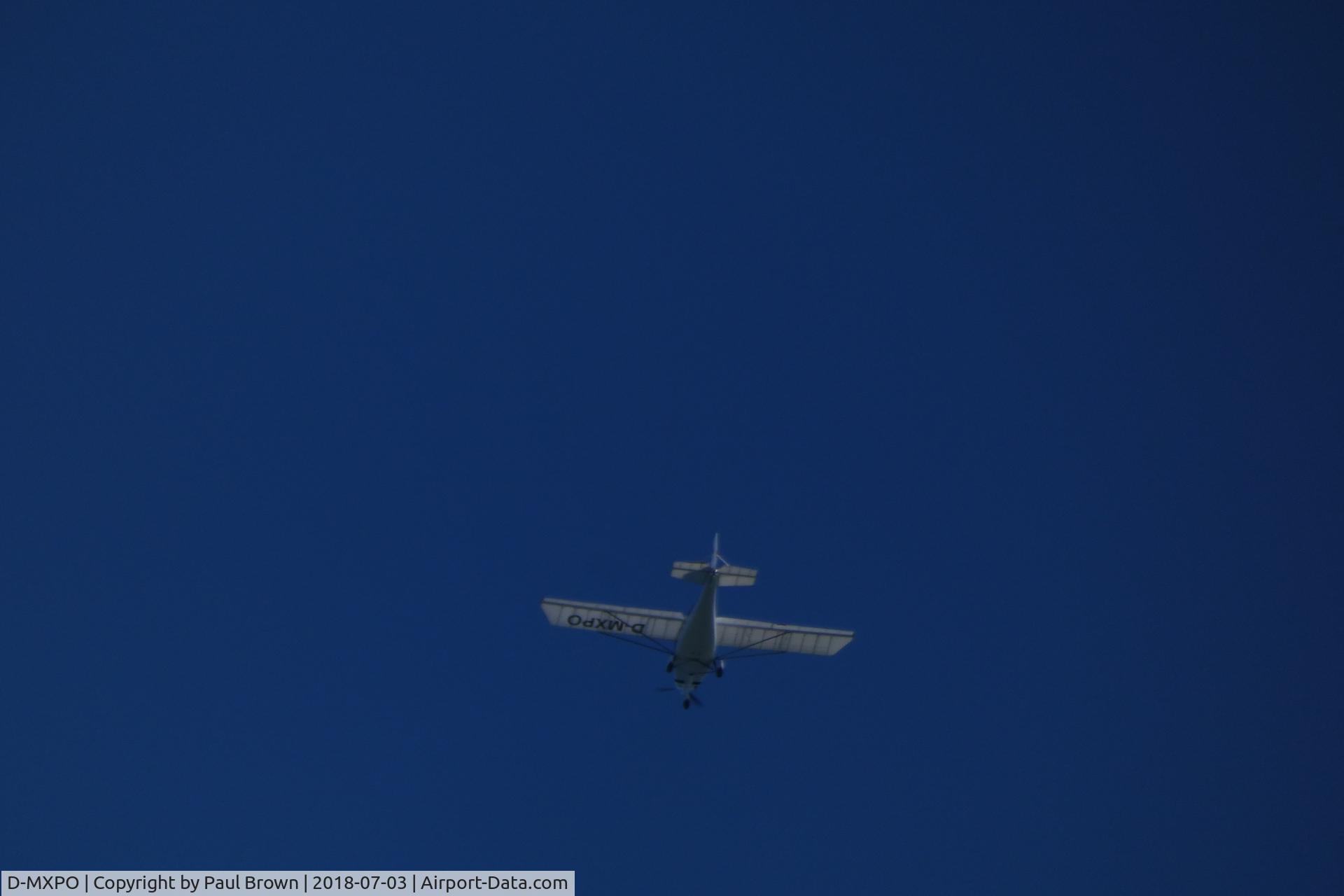 D-MXPO, Comco Ikarus C42 Cyclone C/N Not found D-MXPO, Seen flying at altitude over Duncanby Stacks in the highlands of Scotland.