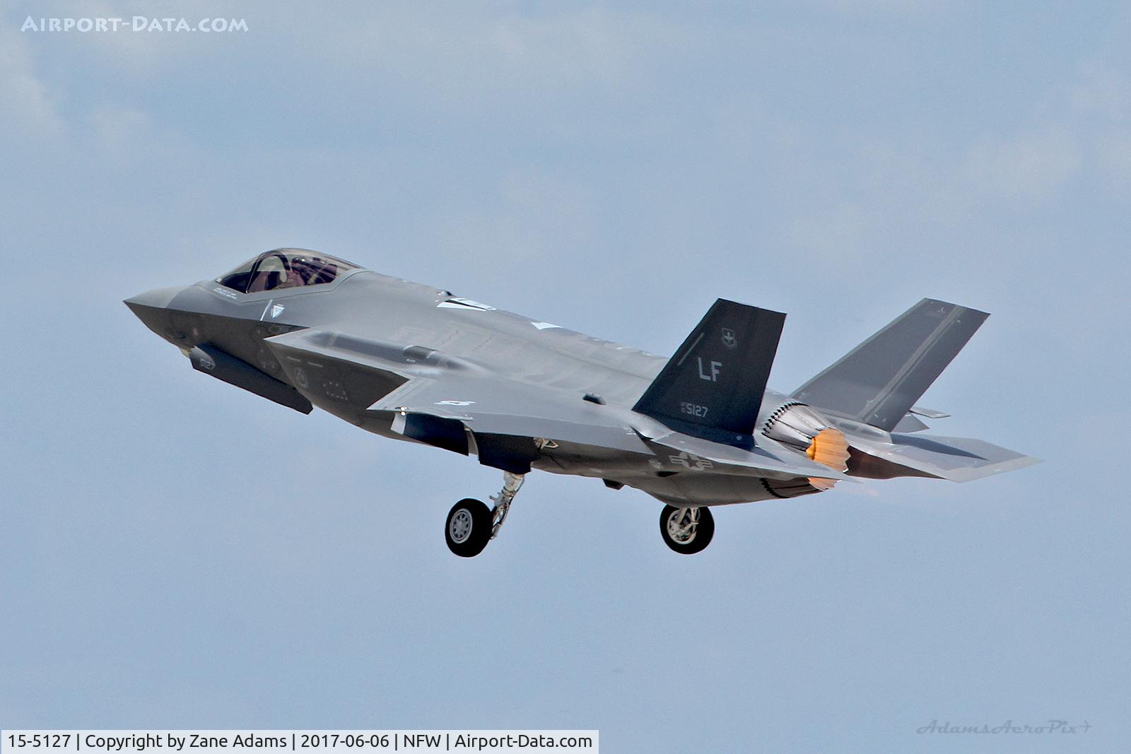 15-5127, 2015 Lockheed Martin F-35A Lightning II C/N AF118, Departing NAS Fort Worth - Lockheed flight test