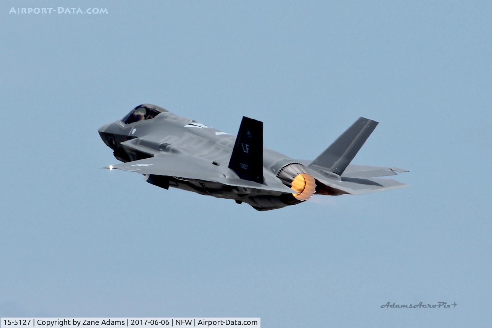 15-5127, 2015 Lockheed Martin F-35A Lightning II C/N AF118, Departing NAS Fort Worth - Lockheed flight test