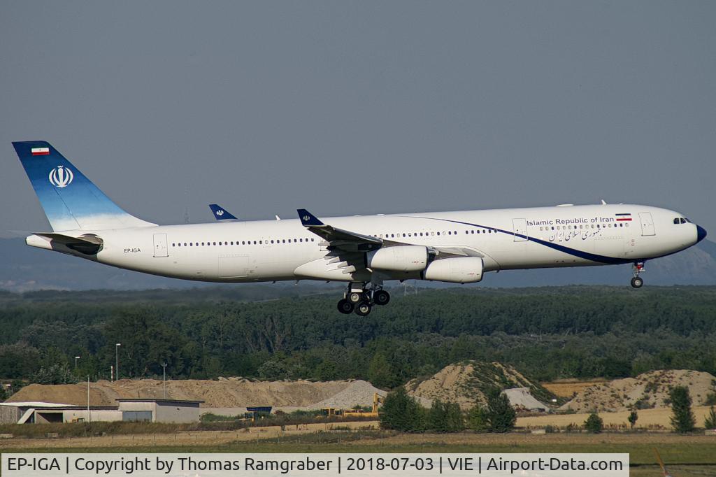 EP-IGA, 1974 Boeing 737-270C C/N 20892, Iran - Government Airbus A340-300