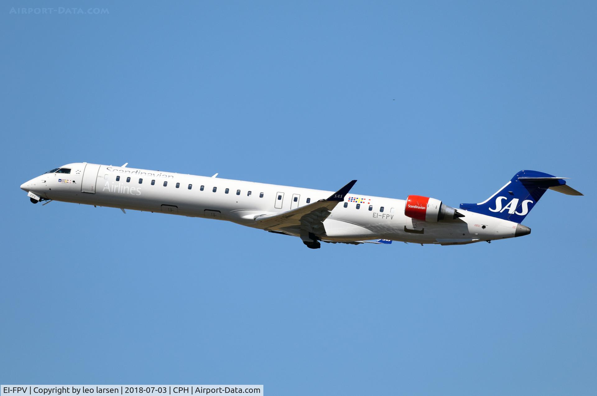 EI-FPV, 2017 Bombardier CRJ-900LR (CL-600-2D24) C/N 15440, Copenhagen 3.7.2018 T/O R-22R