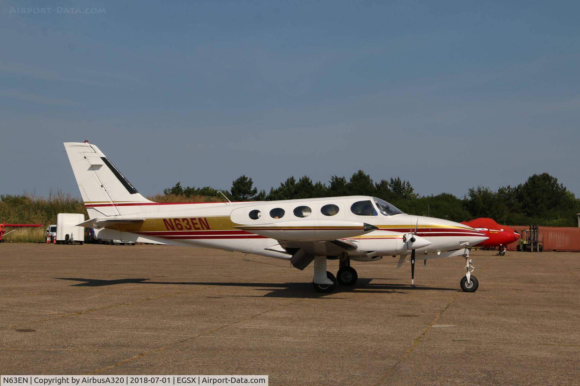 N63EN, 1972 Cessna 340 C/N 340-0063, North Weald