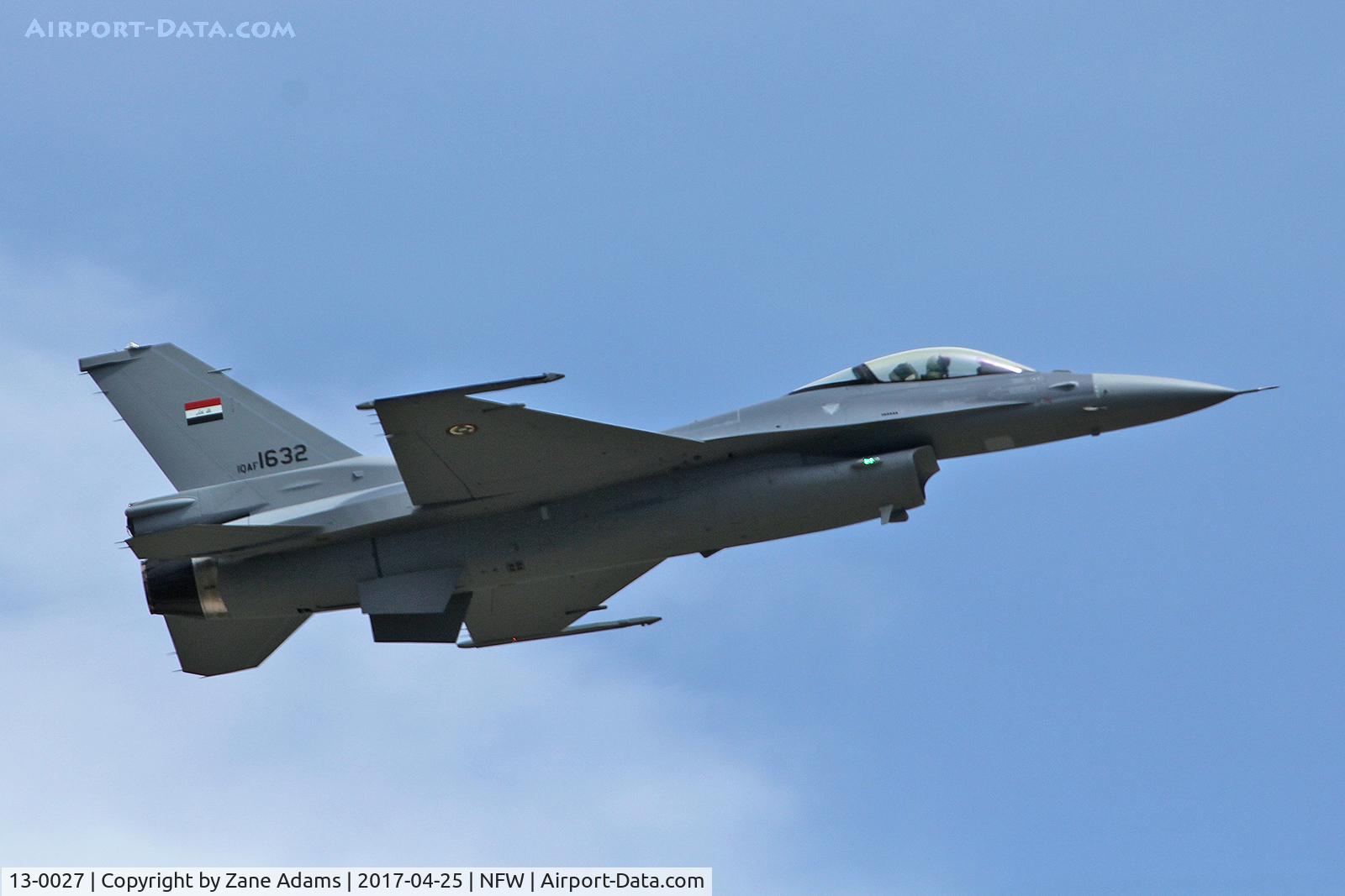 13-0027, 2015 Lockheed Martin F-16C Block 52 C/N RA-24, Iraqi Air Force F-16C flying at NAS Fort Worth - Lockheed flight test