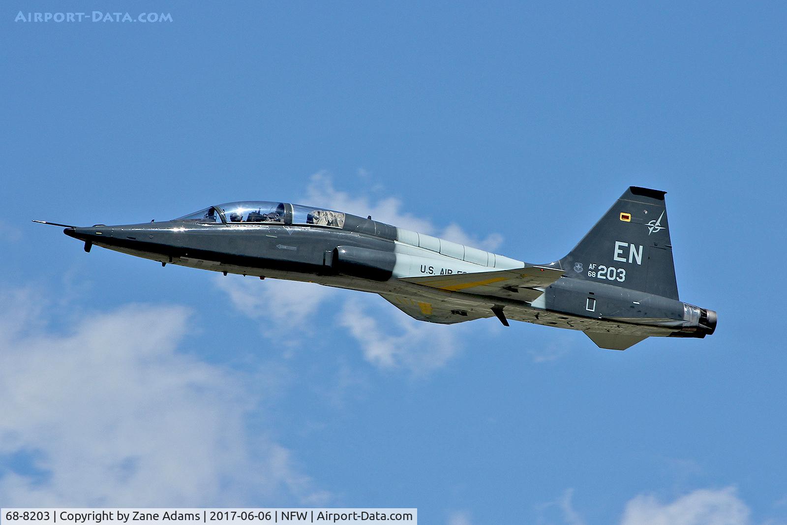 68-8203, 1968 Northrop T-38C Talon C/N T.6206, Departing NAS Fort Worth