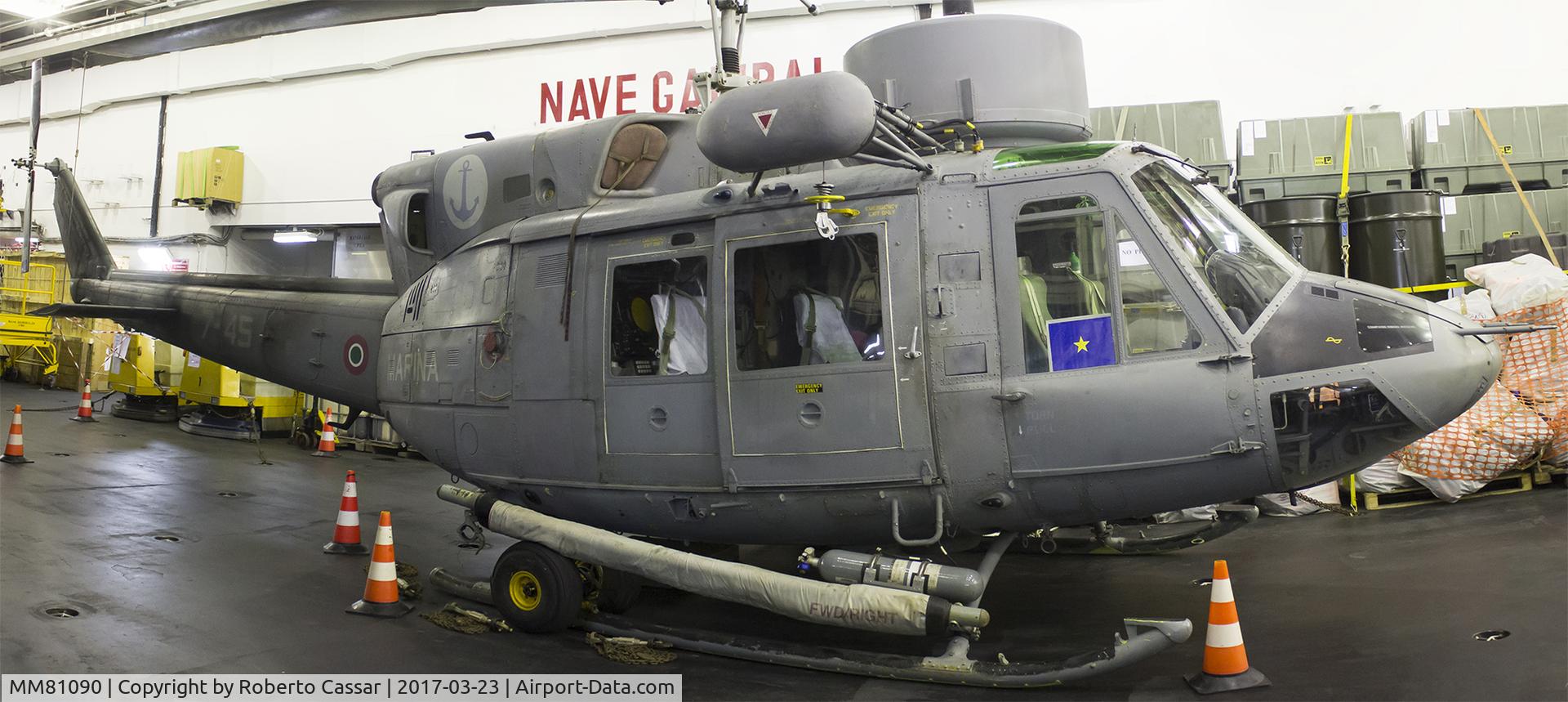 MM81090, Agusta AB-212 ASW C/N 5155, OB Giuseppe Garibaldi
