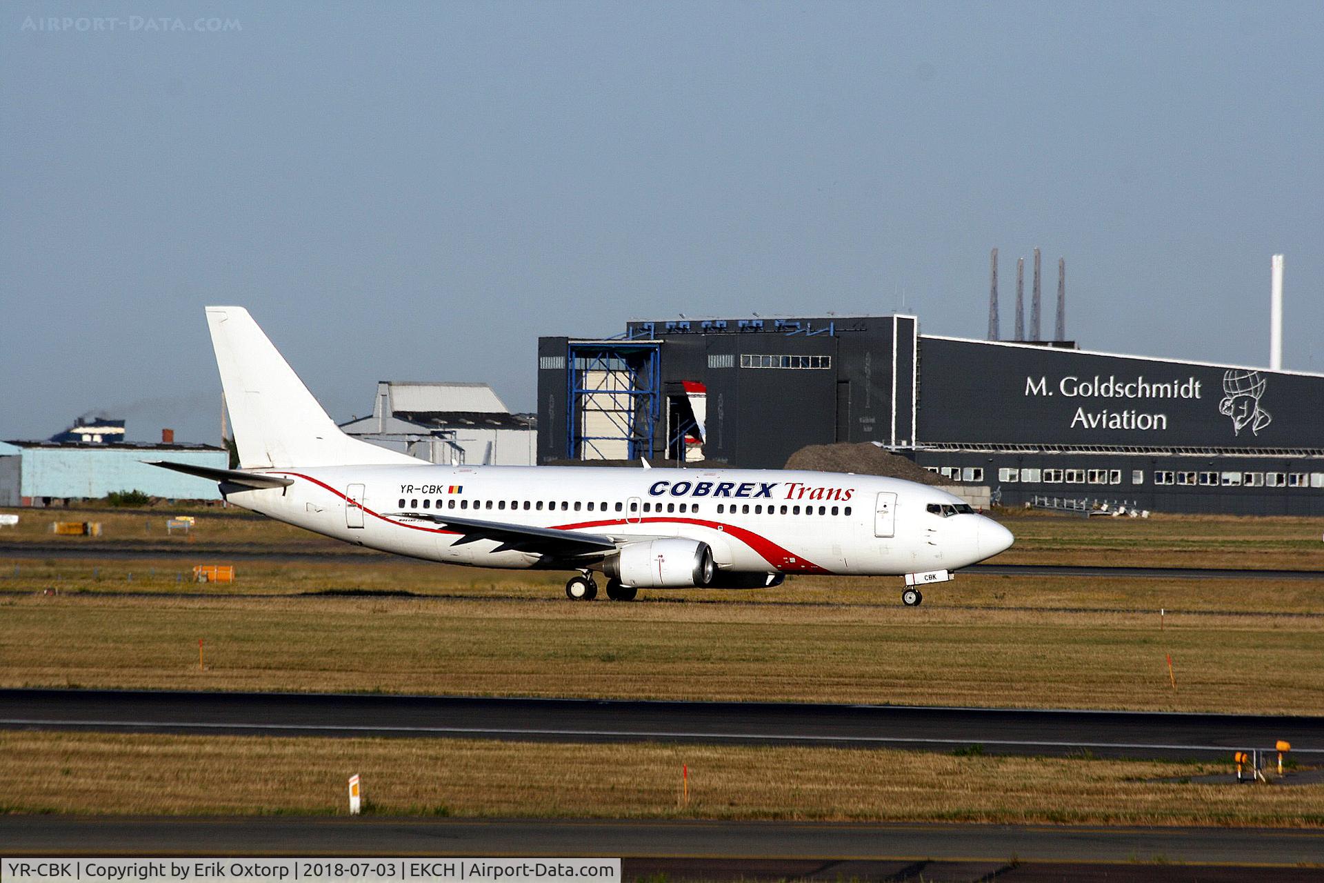 YR-CBK, 1992 Boeing 737-382 C/N 25162, YR-CBK taxing for takeoff rw 04R
