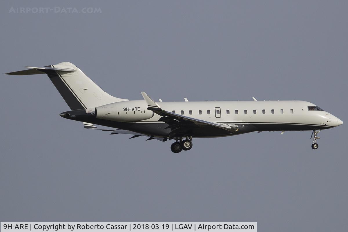 9H-ARE, 2005 Bombardier BD-700-1A11 Global 5000 C/N 9174, Athens