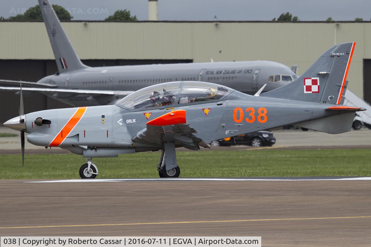 038, PZL-Okecie PZL-130TC-1 Turbo Orlik C/N 03944123, RIAT 2016