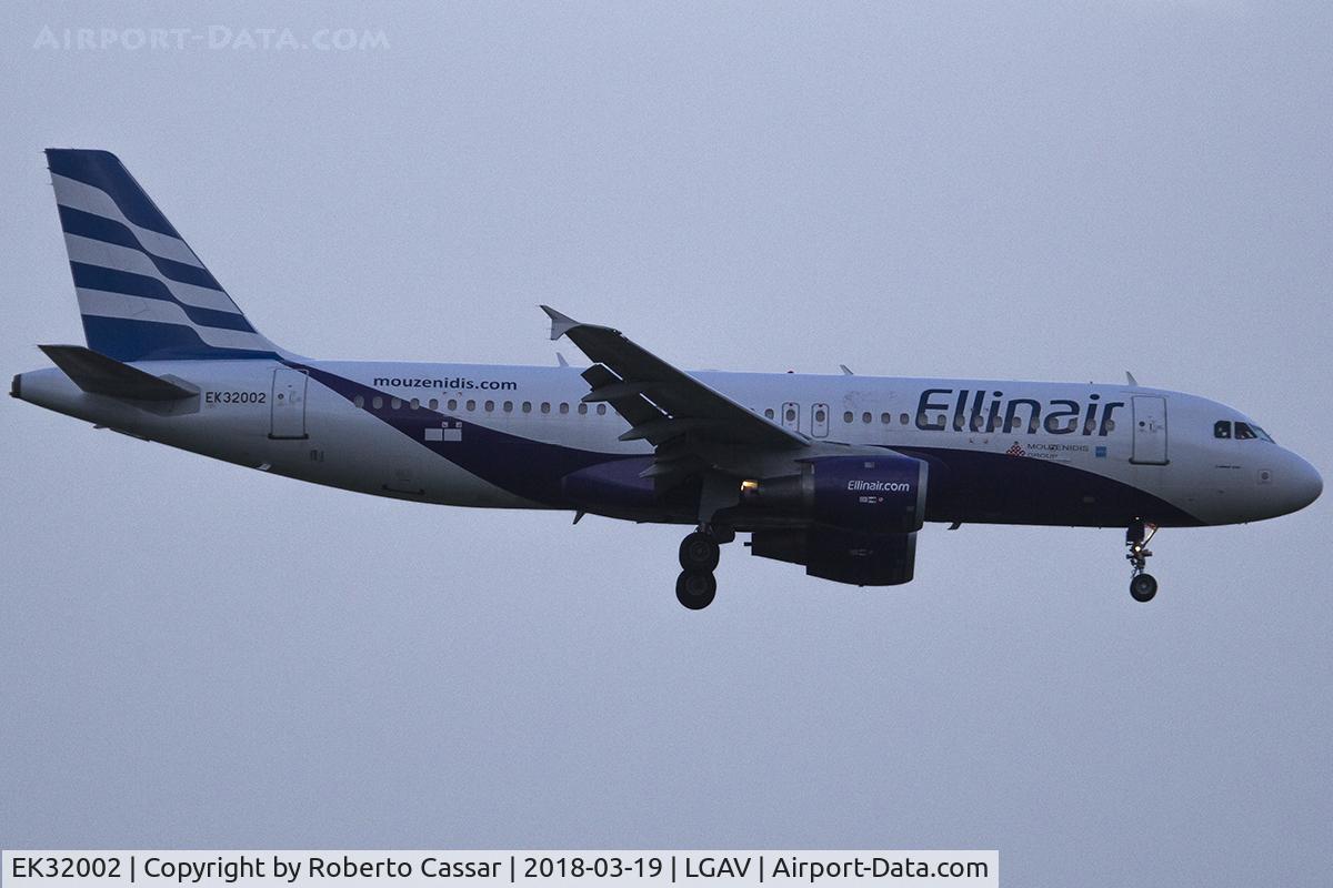 EK32002, Airbus A320-200 C/N 726, Athens
