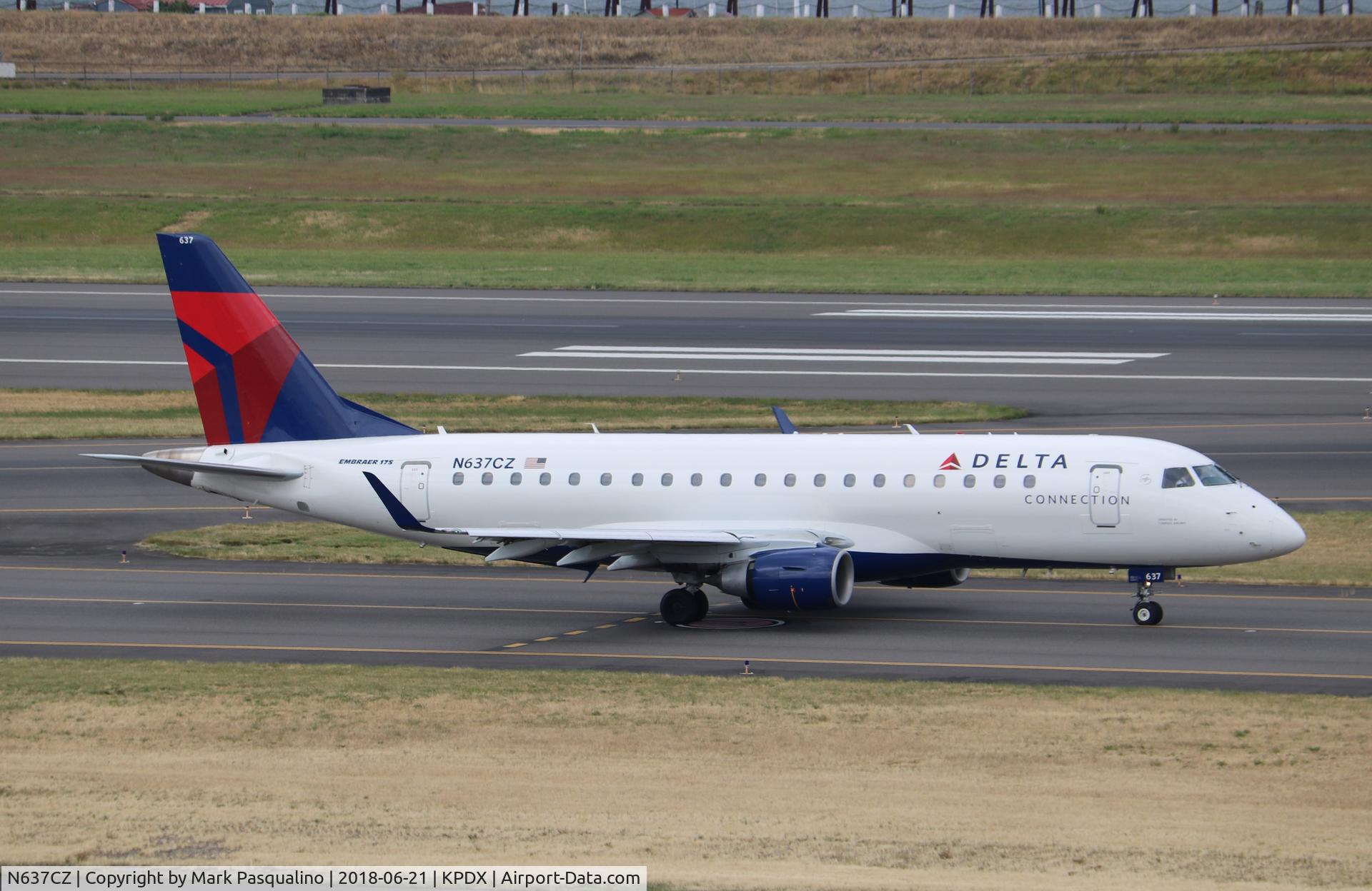 N637CZ, 2008 Embraer 175LR (ERJ-170-200LR) C/N 17000256, ERJ 170-200 LR