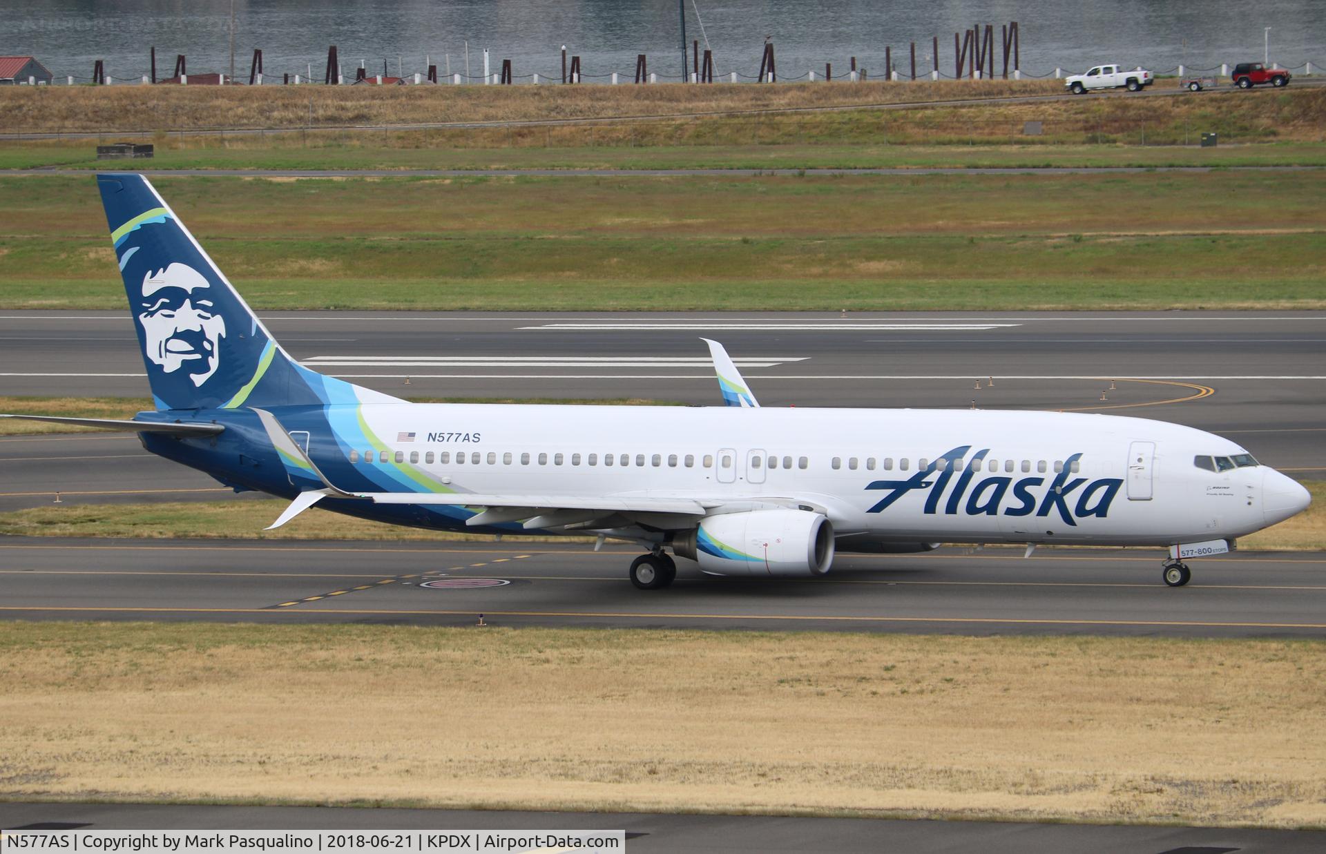 N577AS, 2007 Boeing 737-890 C/N 35186, Boeing 737-800