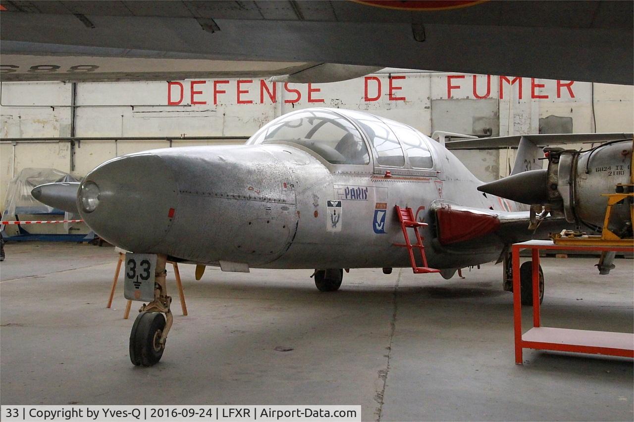 33, Morane-Saulnier MS.760 Paris C/N 33, Morane-Saulnier MS.760 Paris, Preserved at Naval Aviation Museum, Rochefort-Soubise airport (LFXR)