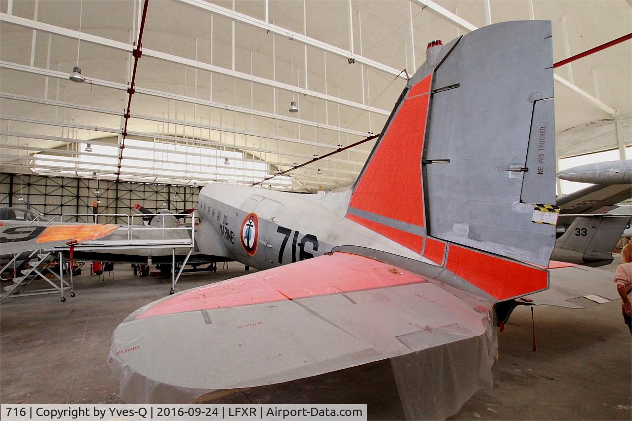 716, 1944 Douglas C-47B Skytrain C/N 16700/33448, Douglas C 47D Dakota, Preserved at Naval Aviation Museum, Rochefort-Soubise airport (LFXR)