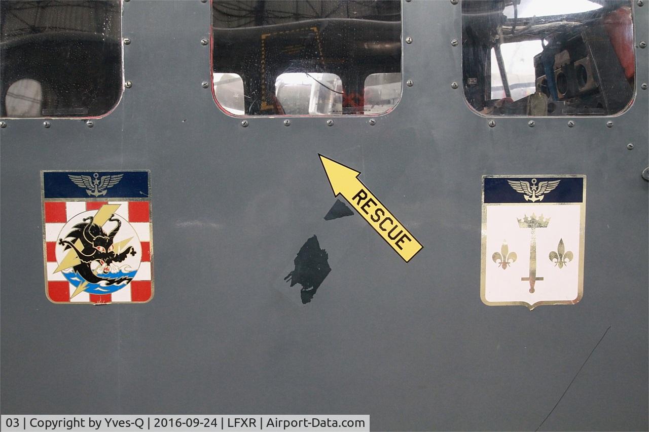 03, Westland Lynx HAS.2(FN) C/N 3/18, Westland Lynx HAS.2(FN), Naval Aviation Museum, Rochefort-Soubise airport (LFXR)