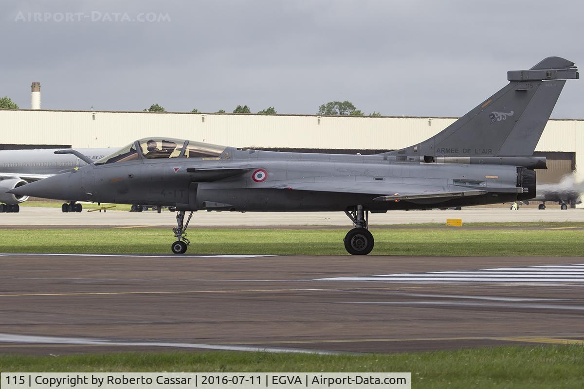 115, 2009 Dassault Rafale C C/N 115, RIAT 2016