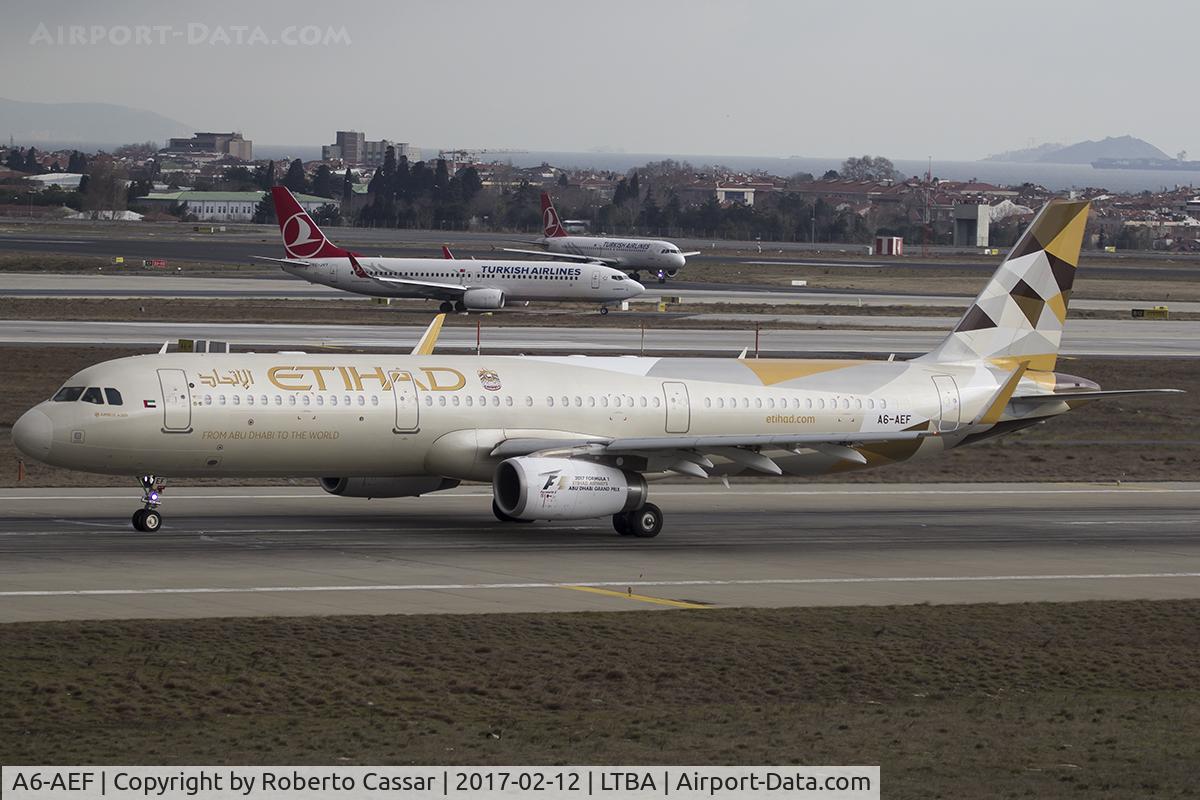 A6-AEF, 2015 Airbus A321-231 C/N 6554, Istanbul Ataturk