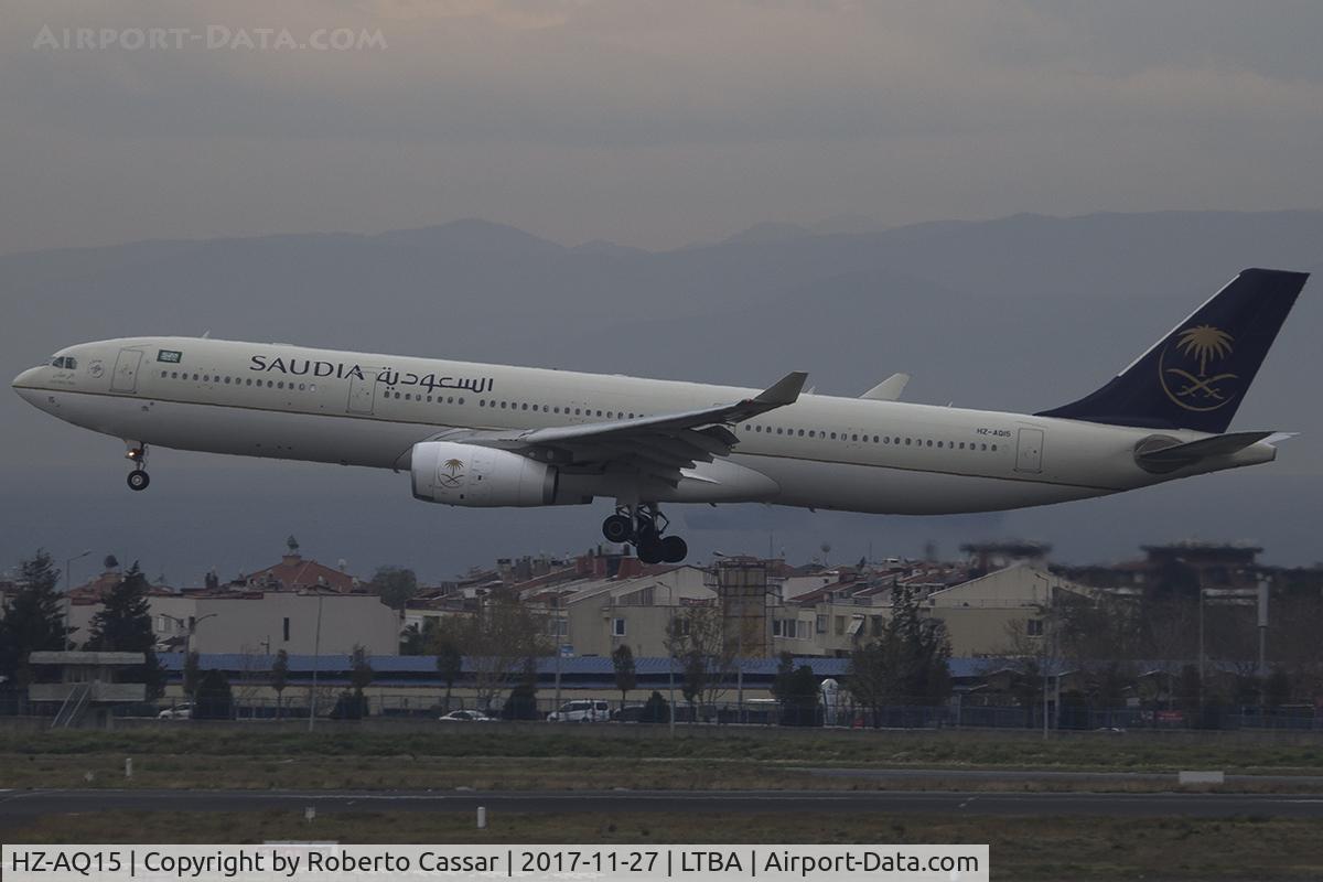 HZ-AQ15, 2016 Airbus A330-343 C/N 1734, Istanbul Ataturk