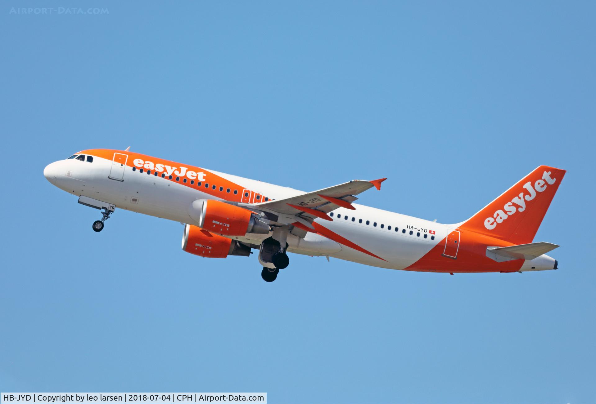 HB-JYD, 2011 Airbus A320-214 C/N 4646, Copenhagen 4.7.2018 T/O R-22R
