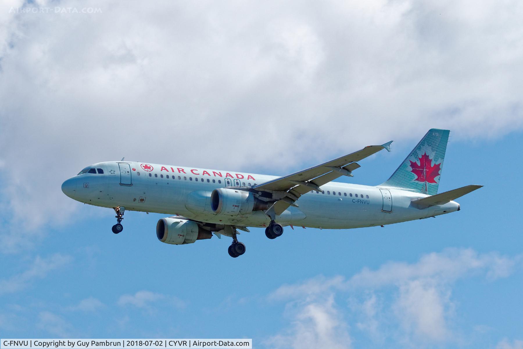 C-FNVU, 1993 Airbus A320-211 C/N 403, Landing