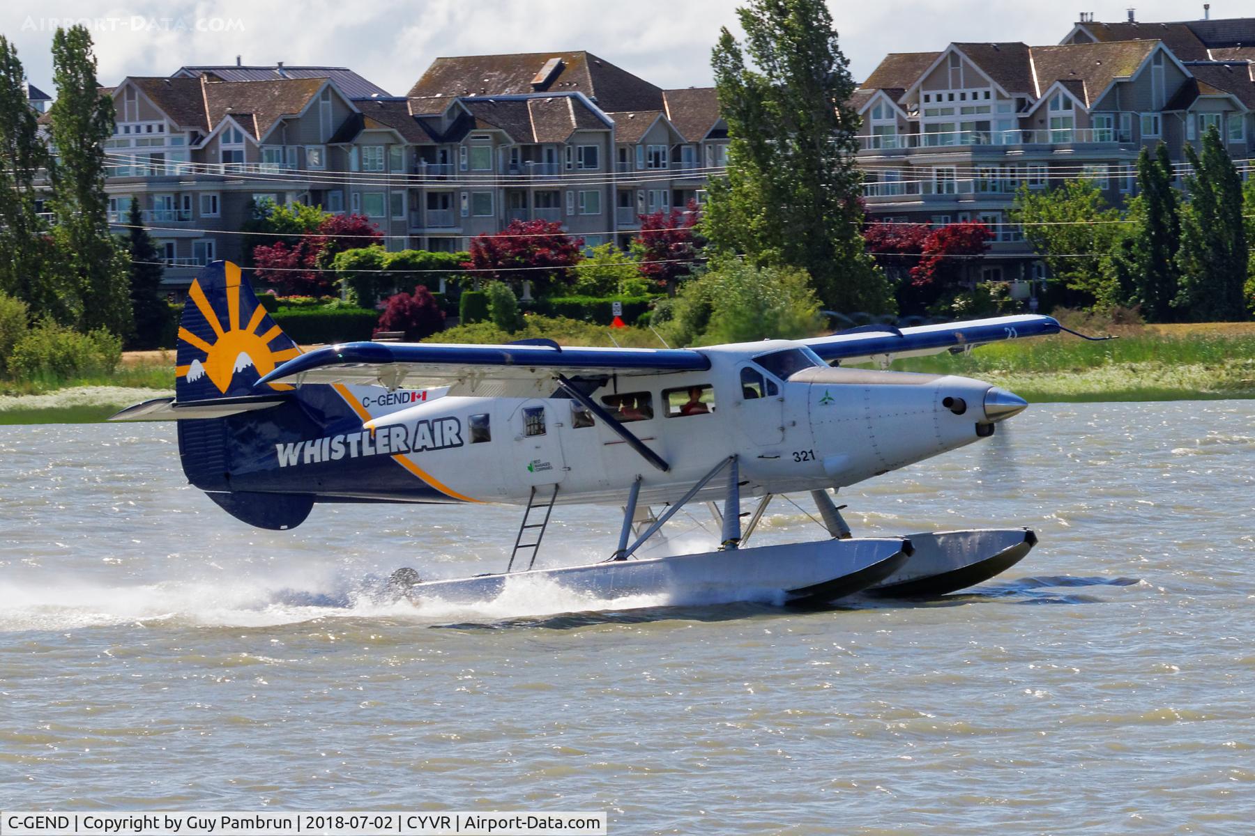 C-GEND, 1960 De Havilland Canada DHC-3 Otter C/N 371, Departing