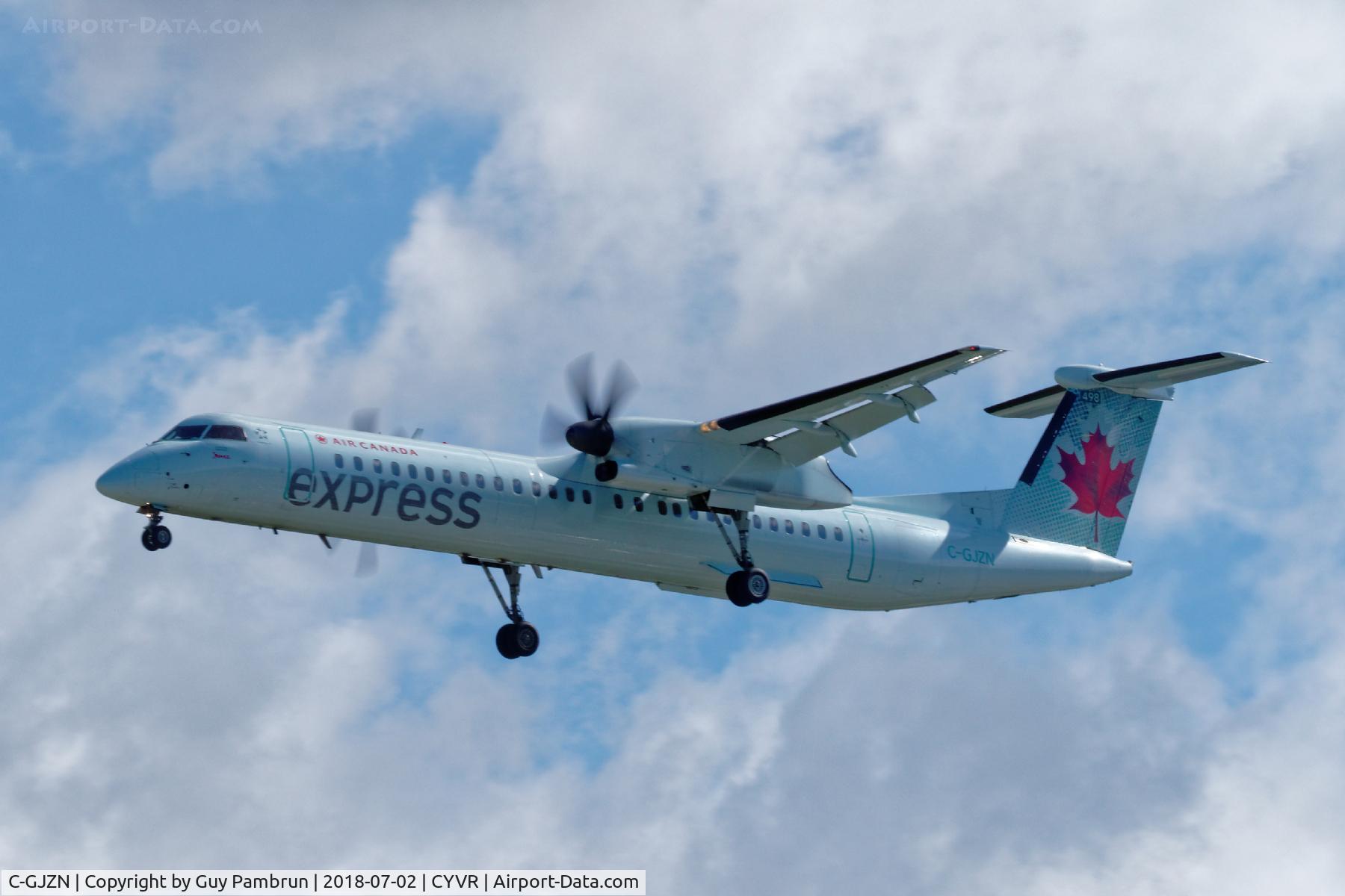 C-GJZN, 2011 Bombardier DHC-8-402 Dash 8 C/N 4341, Landing