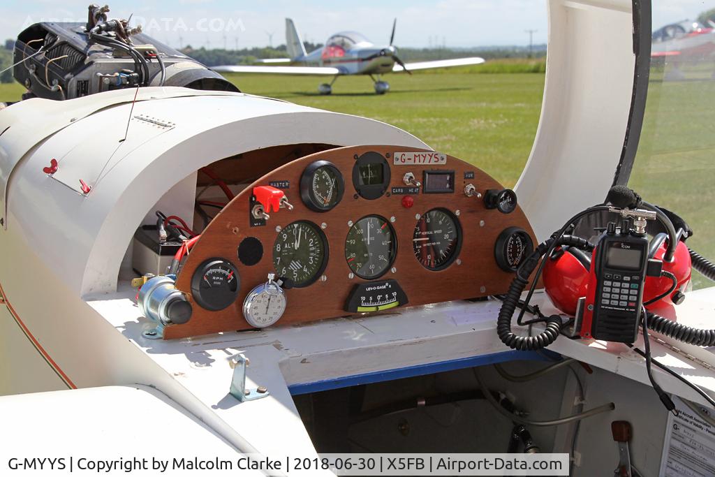 G-MYYS, 1995 Team Mini-Max C/N PFA 186-11989, Resident Team Mini-Max at Fishburn, Airfield UK, prior to a local sortie. June 30th 2018.