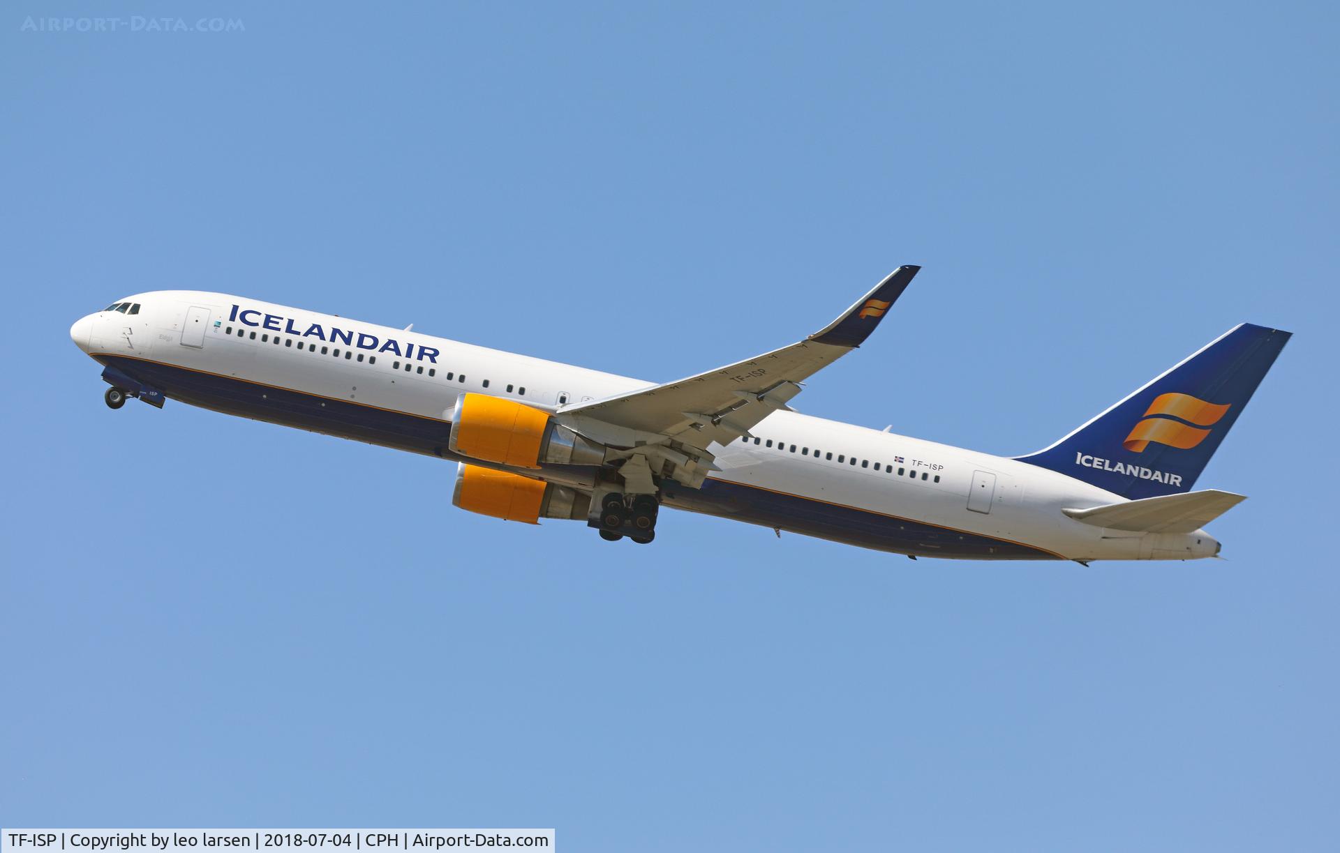 TF-ISP, 1997 Boeing 767-319/ER C/N 26971, Copenhagen 4.7.2018 T/O R-22R