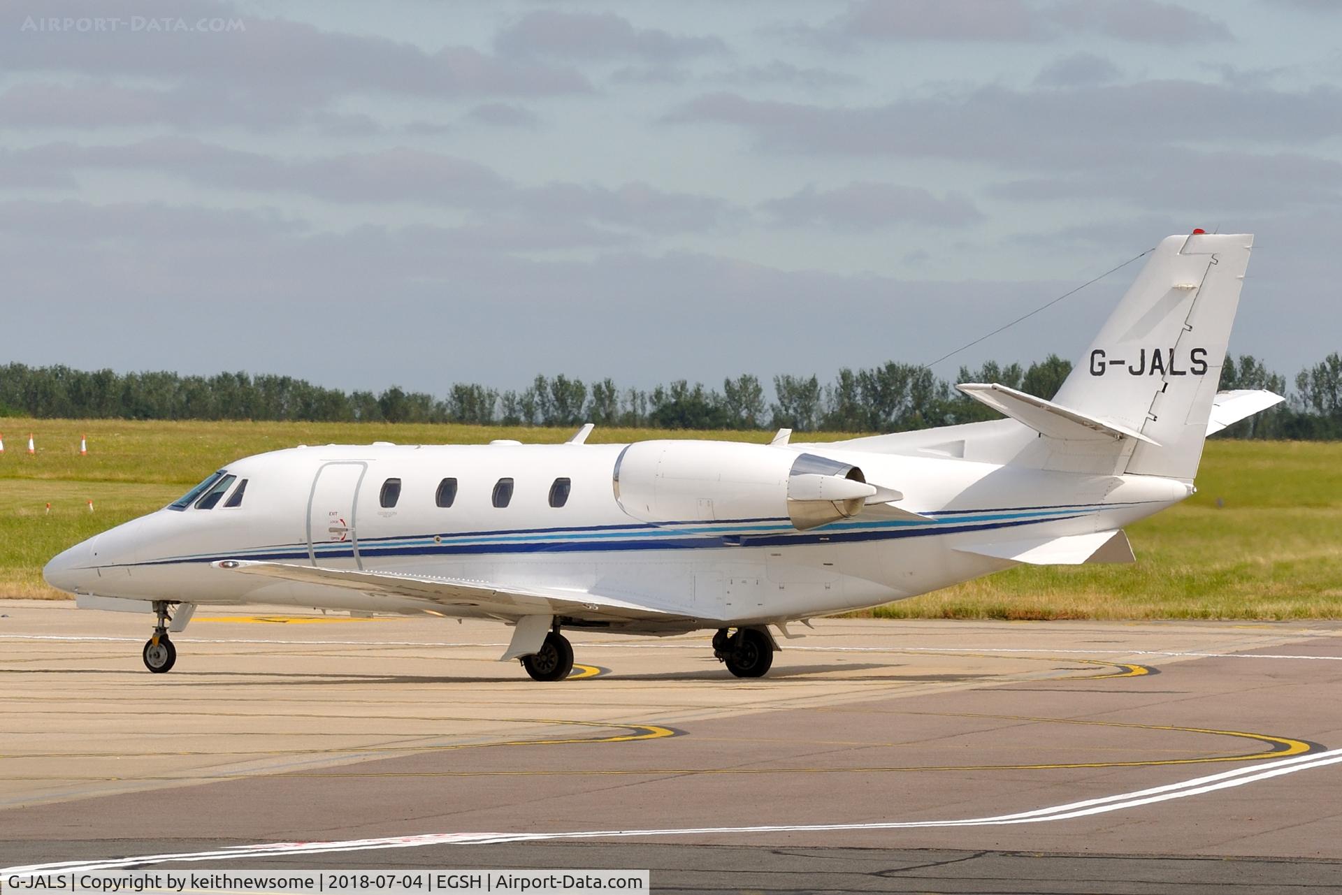 G-JALS, 2009 Cessna 560XLS Citation Excel + C/N 560-6024, Return Visitor.
