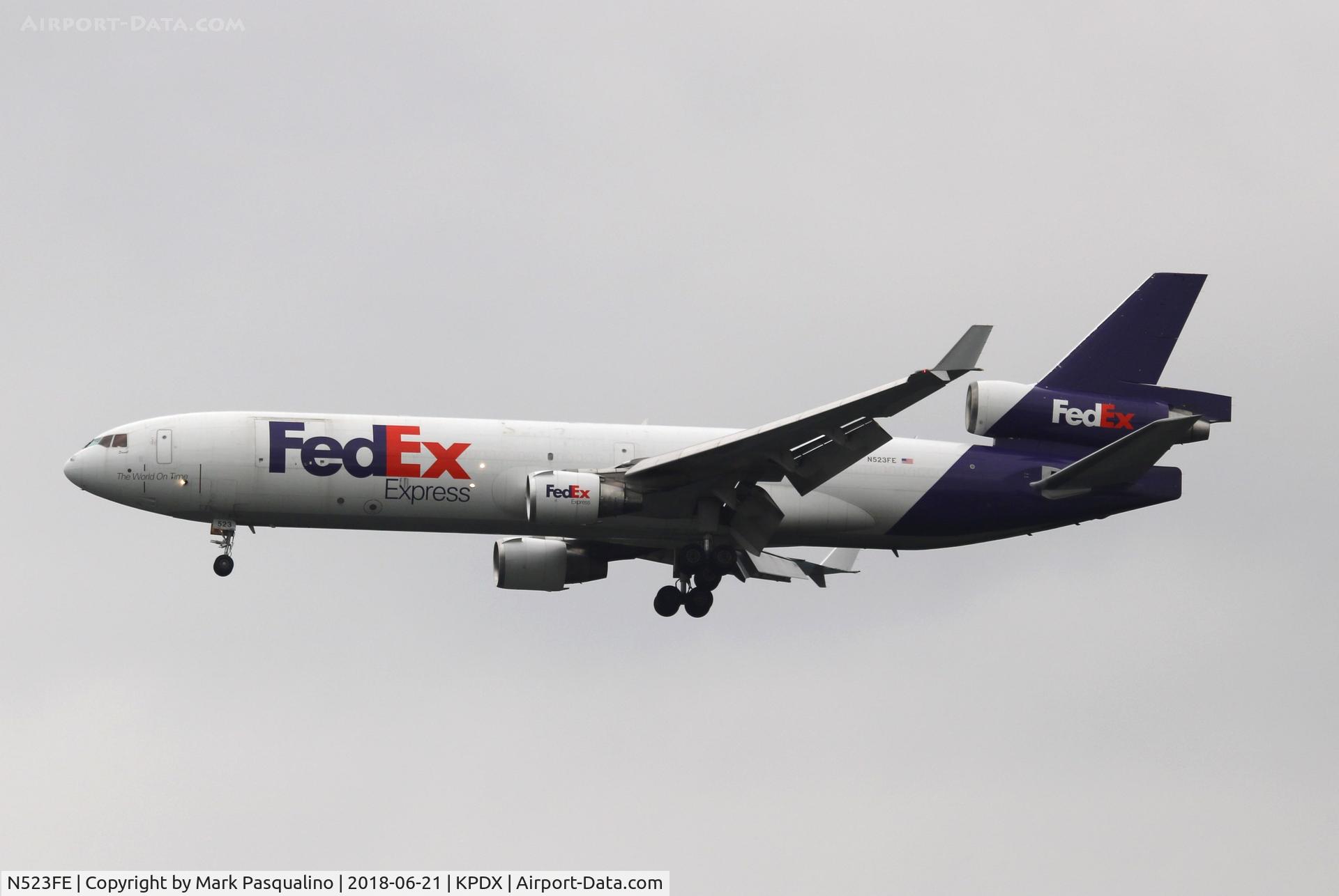 N523FE, 1993 McDonnell Douglas MD-11F C/N 48479, MD-11F