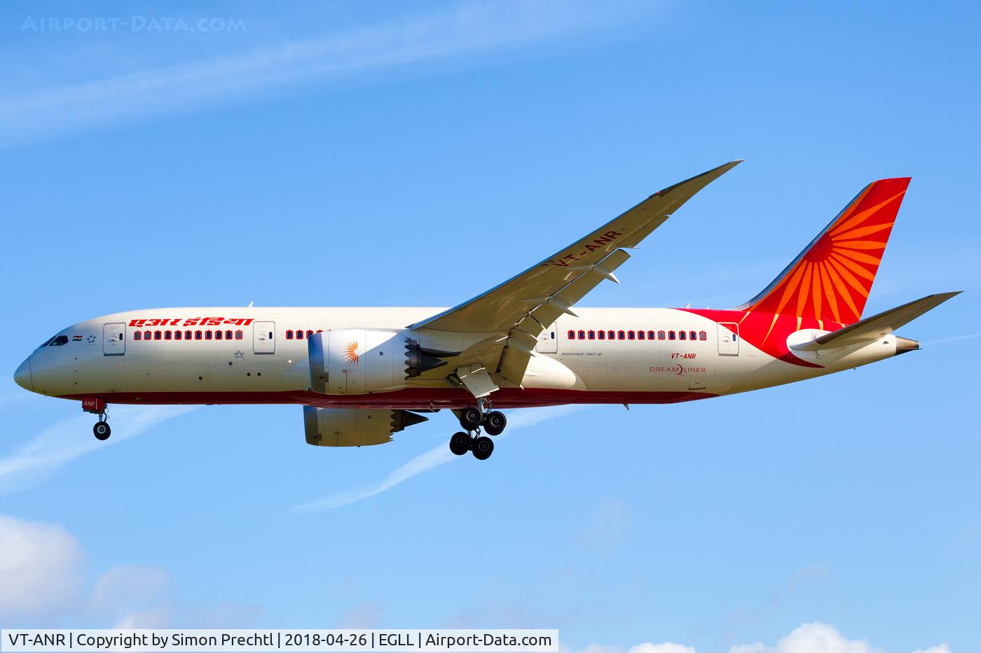 VT-ANR, 2014 Boeing 787-8 Dreamliner C/N 36289, VT-ANR @ London-Heathrow Intl. Airport