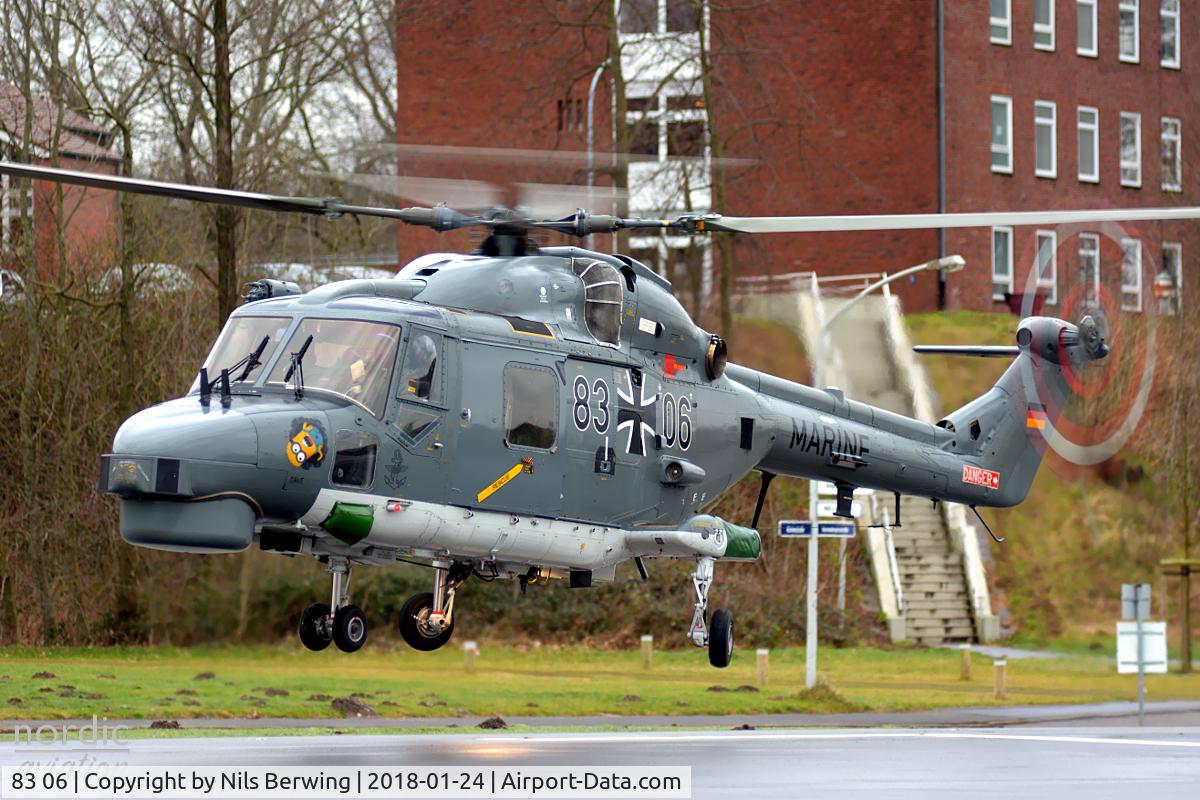 83 06, Westland Super Lynx Mk.88A C/N 252, 83+06 at Naval Station Eckernförde
