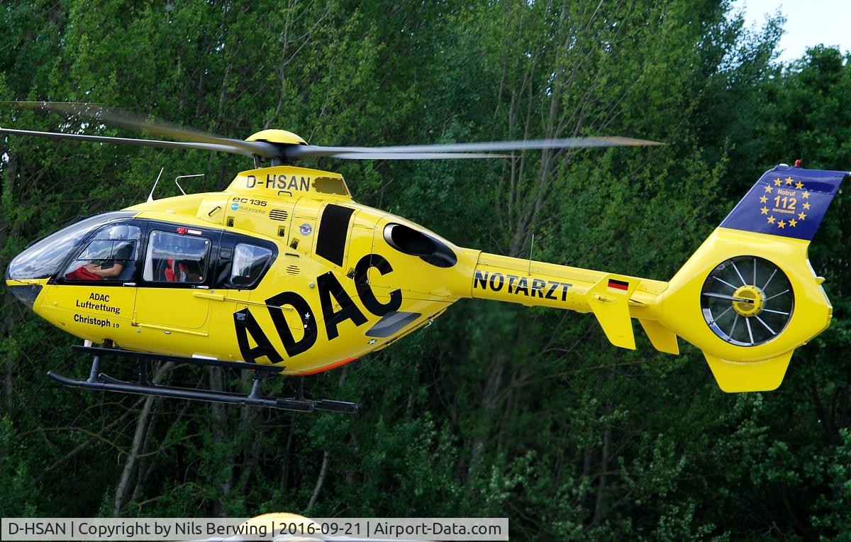 D-HSAN, Eurocopter EC-135P-2 C/N 0276, 89+50 at Naval Station Kiel