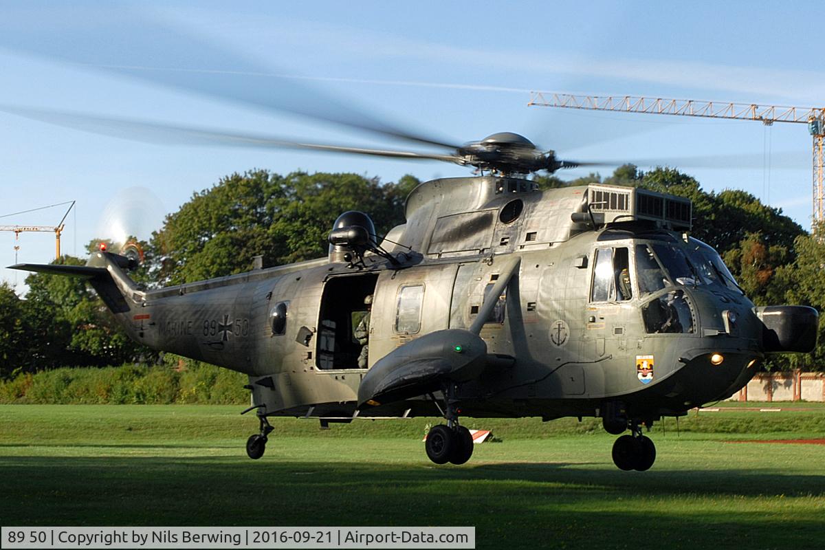 89 50, Westland Sea King Mk.41 C/N WA744, 89+50 at Naval Station Kiel