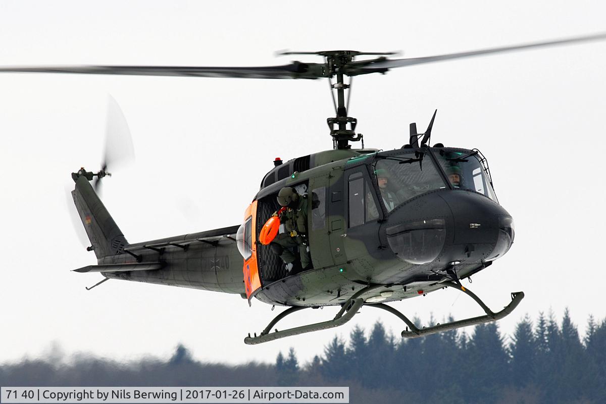 71 40, 1969 Bell (Dornier) UH-1D Iroquois (205) C/N 8200, 71+40 at Unterschüpf